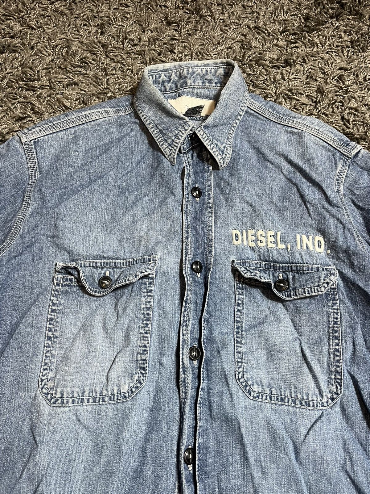 Diesel DIESEL VINTAGE 1990’s DENIM SHIRT AMERICAN STYLE Size US S / EU 44-46 / 1 - 2 Thumbnail