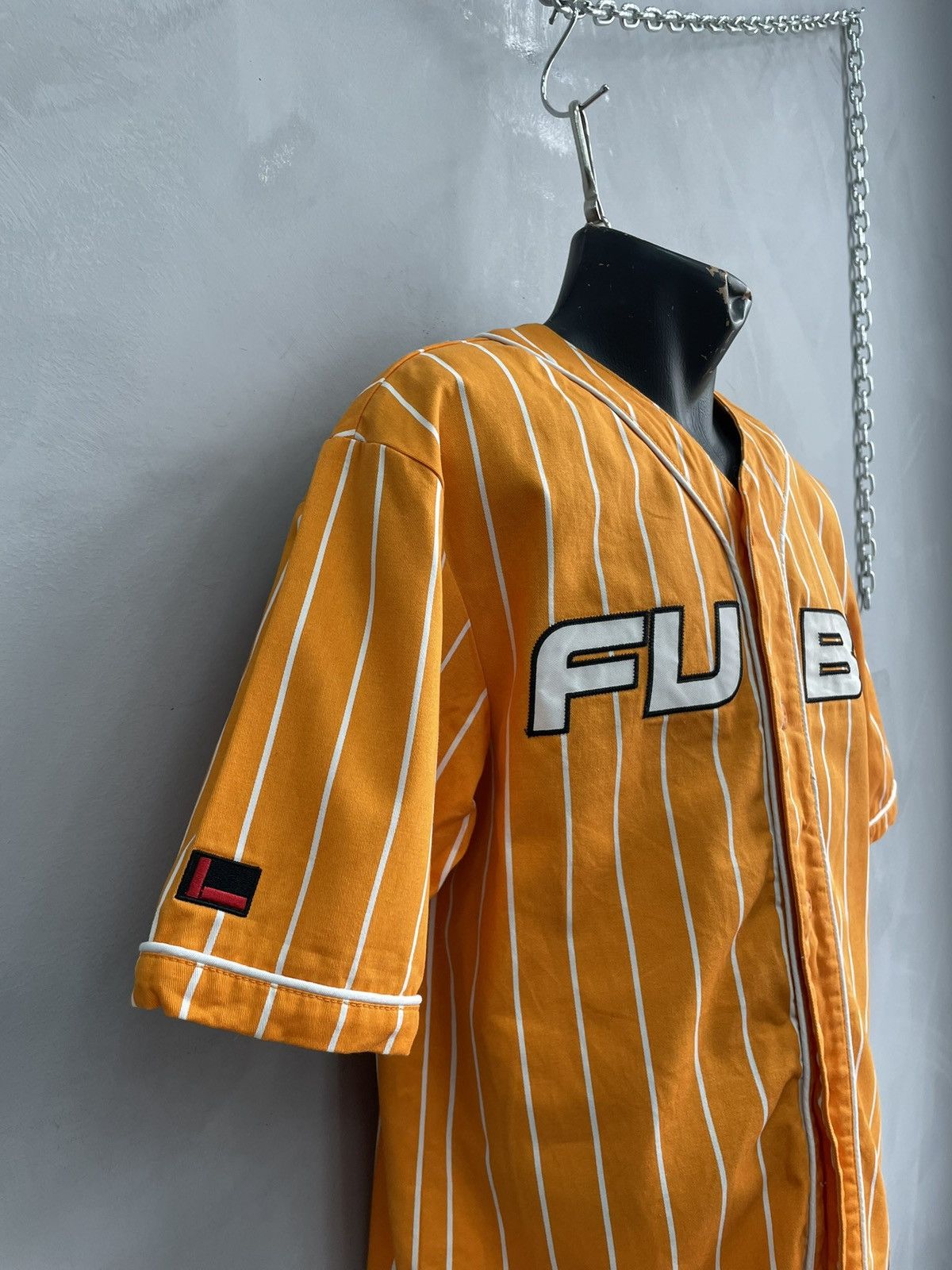 Fubu Fubu Big logo T shirt button up sk8 wu tang style Size US S / EU 44-46 / 1 - 5 Thumbnail