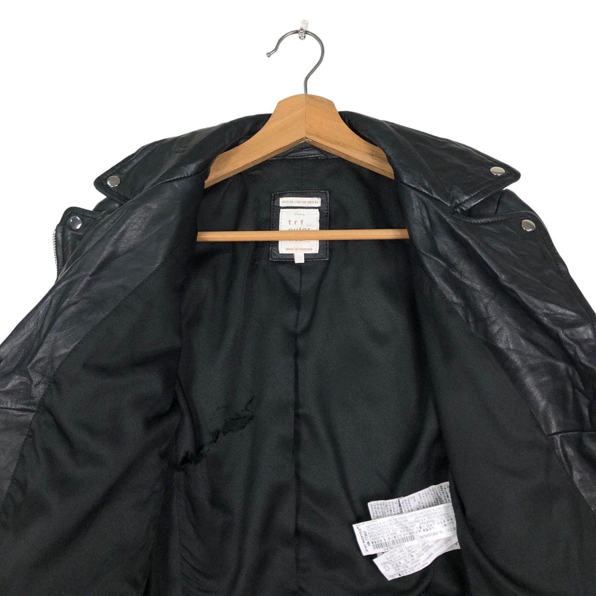 Japanese Brand 🔥Cropped Biker Leather Jacket Bondage Parachute Design Zara Size US S / EU 44-46 / 1 - 14 Thumbnail