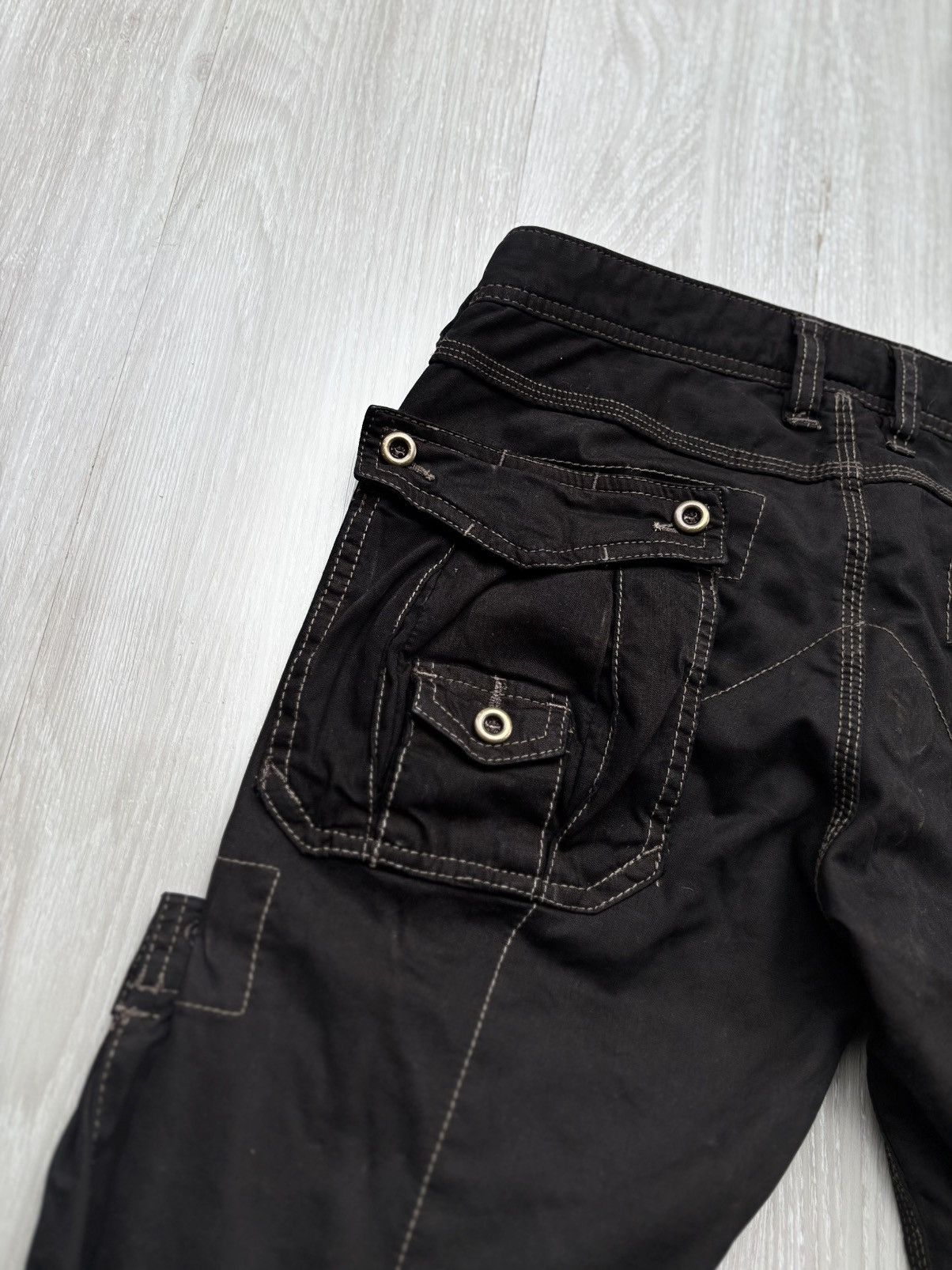 Nicole Club lace up flare cargo pants Size US 29 - 7 Thumbnail