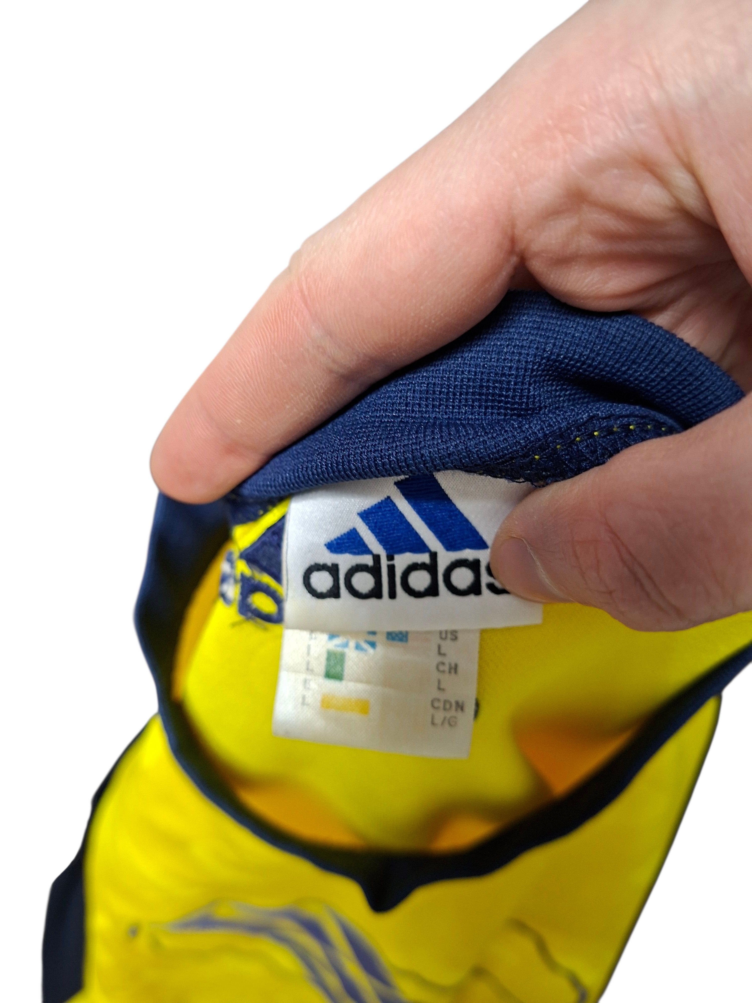 Adidas ADIDAS VINTAGE 90S BIG LOGO SOCCER JERSEY TEE Size US XL / EU 56 / 4 - 4 Thumbnail
