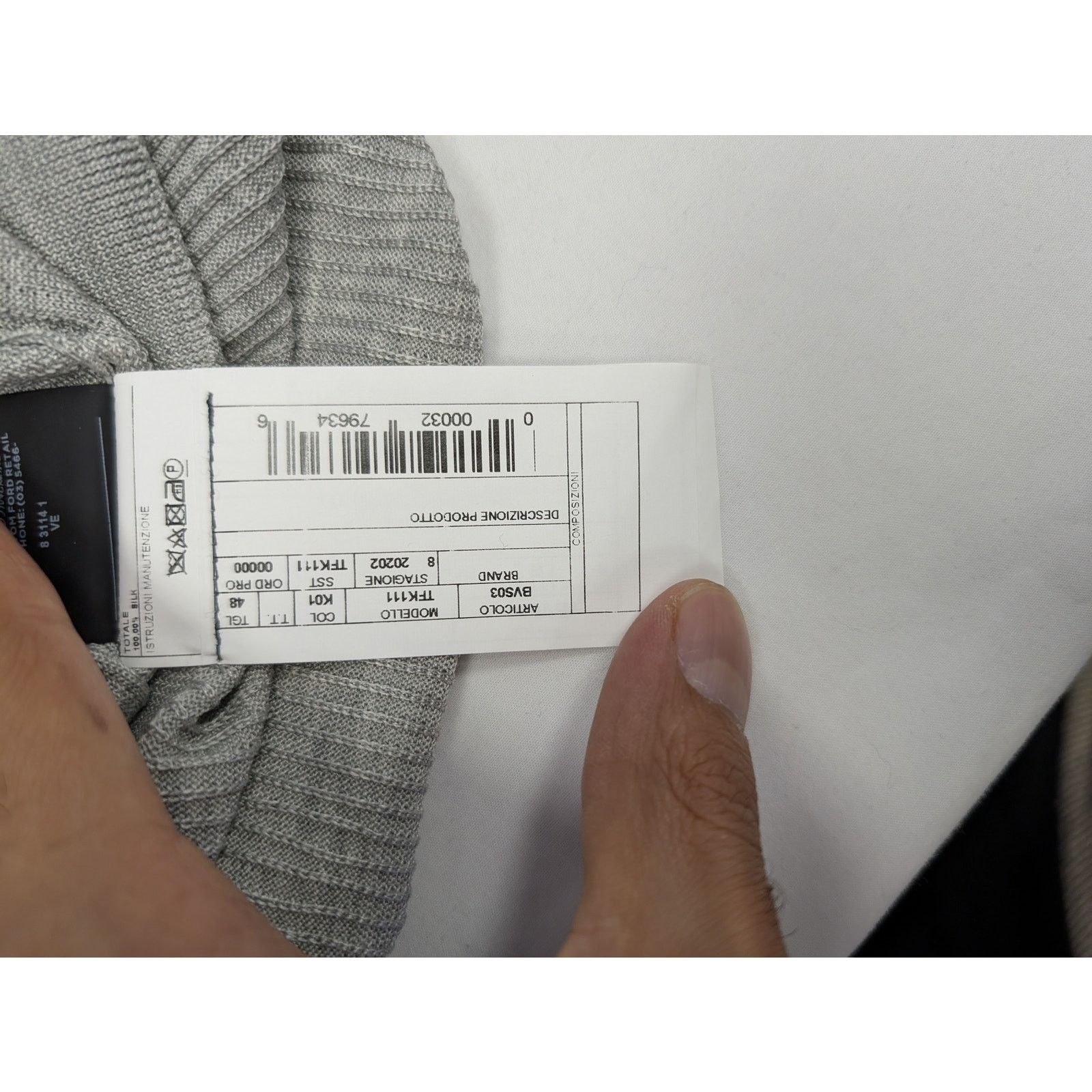 Tom Ford o1rshd1 Sweatshirt in Grey Size US M / EU 48-50 / 2 - 15 Thumbnail