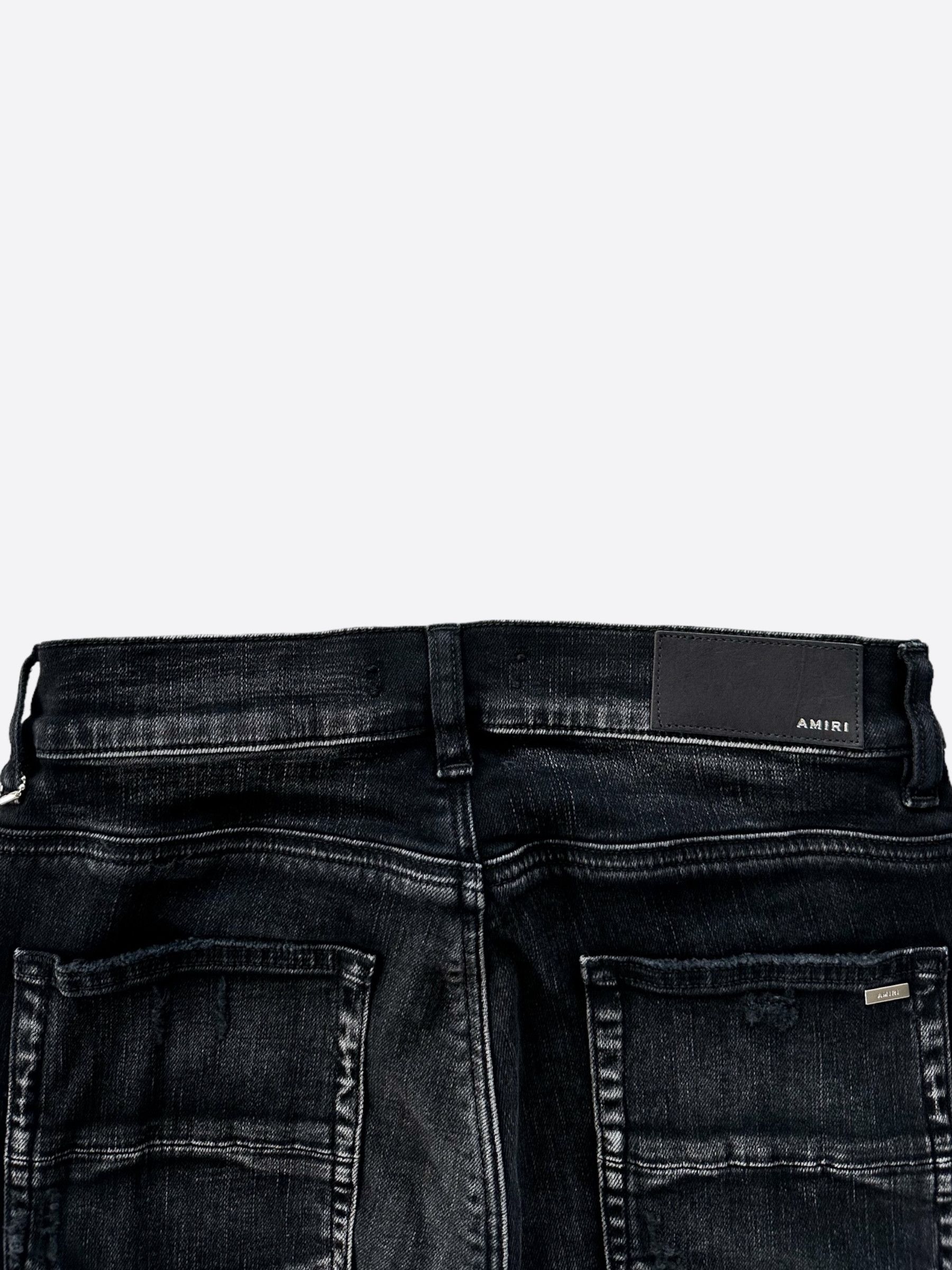 Amiri Amiri Aged Black Camouflage Patch MX1 Jeans Size US 40 / EU 56 - 4 Thumbnail