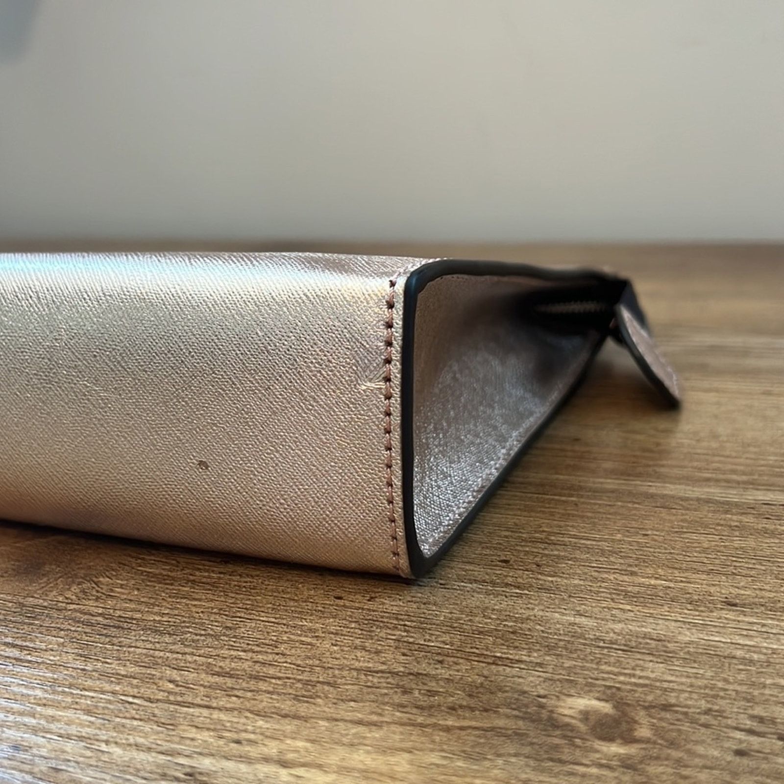 Henri Bendel Henri Bendel West 57th Cosmetic Clutch in Rose Gold Size ONE SIZE - 7 Thumbnail