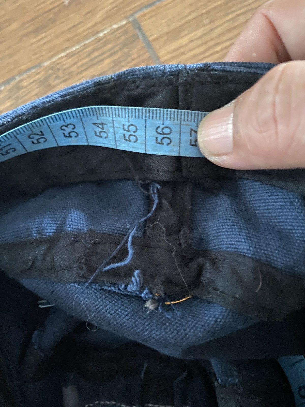 Yohji Yamamoto Vintage Distressed Yohji Yamamoto Cadet Patrol Cap Size ONE SIZE - 10 Thumbnail