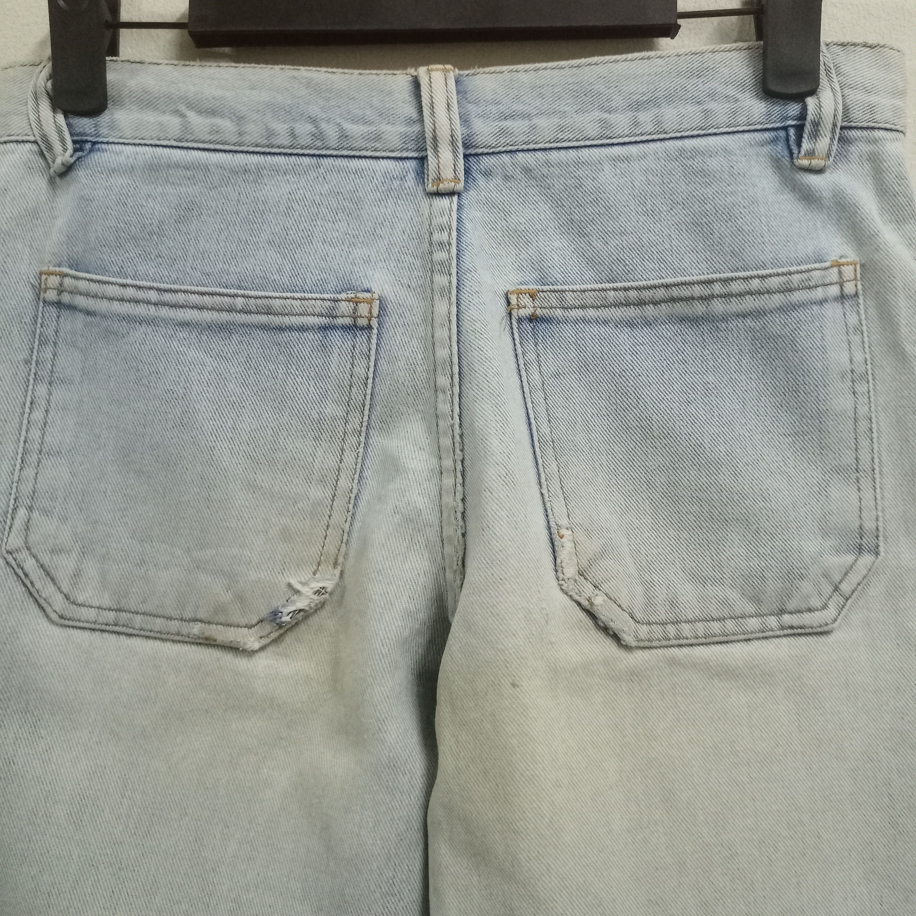 Japanese Brand Vintage Japanese Brand Flare Denim Bush Pants Size 27" / US 4 / IT 40 - 6 Thumbnail