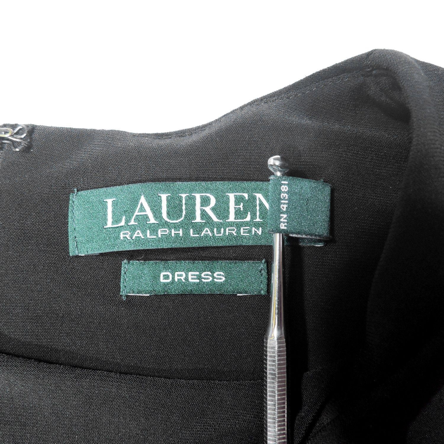 Ralph Lauren LAUREN BY RALPH LAUREN THREE-QUARTER SLEEVE MIDI DRESS Size M / US 6-8 / IT 42-44 - 4 Thumbnail