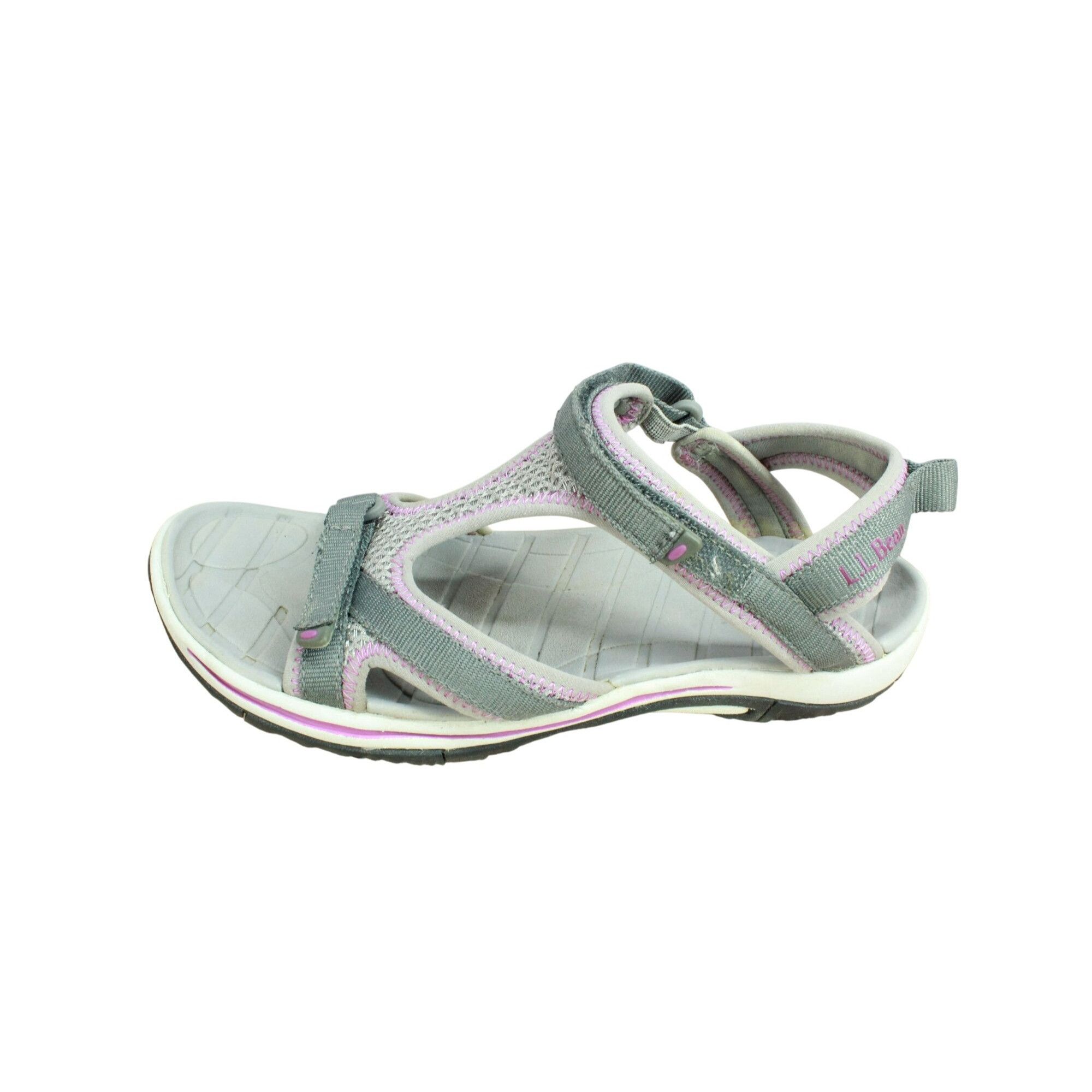 L.L. Bean LL Bean Nylon Hook & Loop Adjustable Strap Sports Sandals Size US 7 / IT 37 - 1 Thumbnail