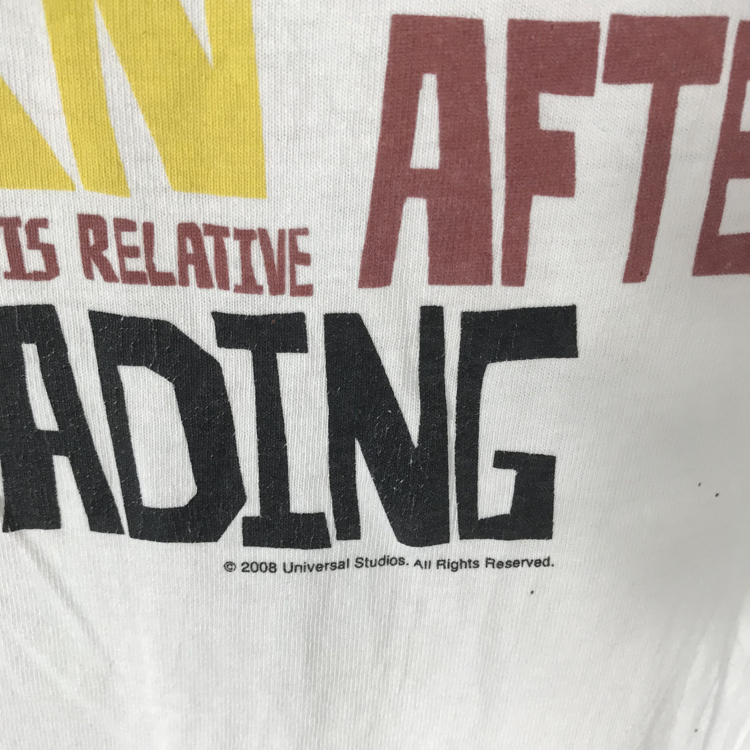 Vintage Vintage burn after reading Brad Pitt Movie Promo T-shirt L Size US XL / EU 56 / 4 - 8 Thumbnail