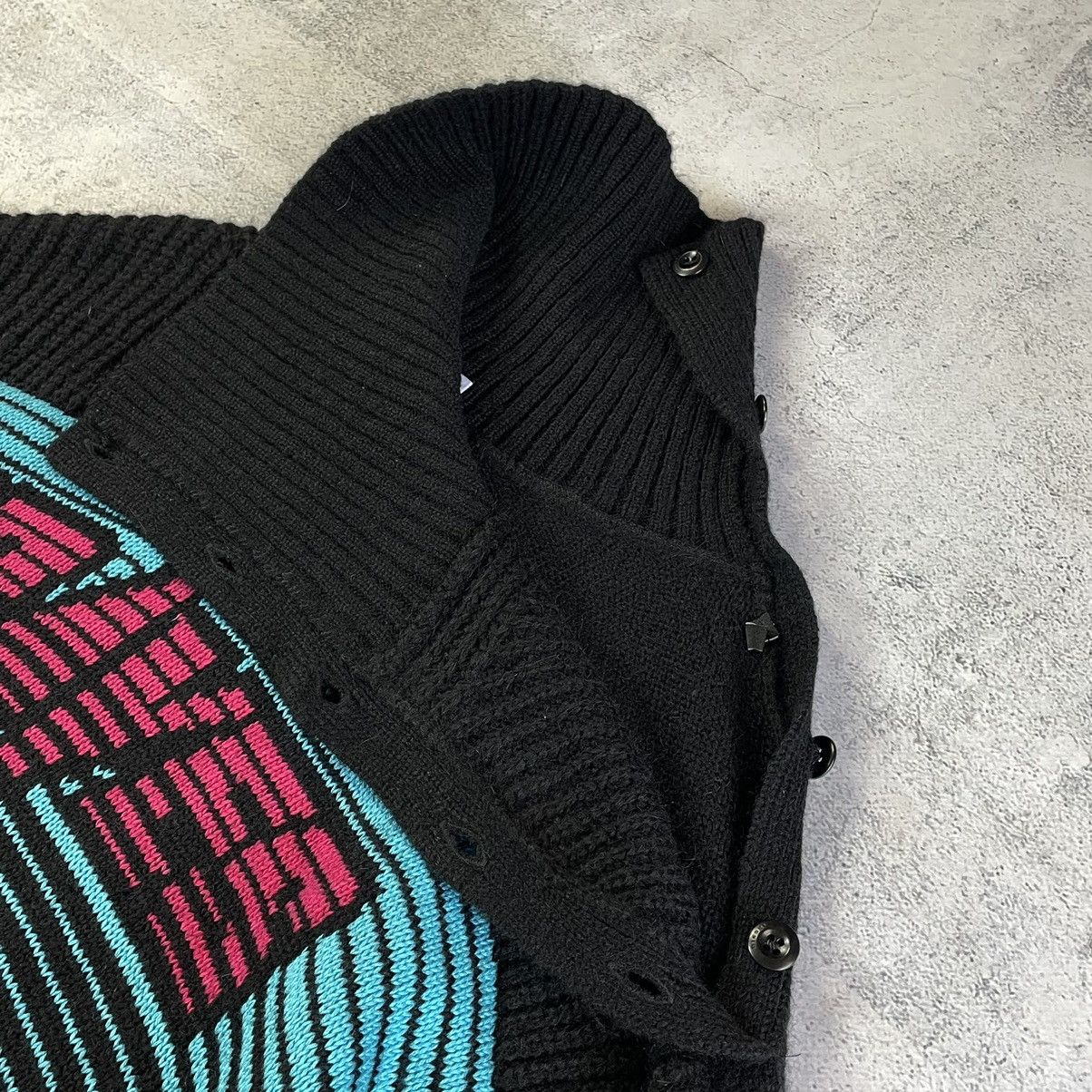Diesel × Japanese Brand Diesel M-Flox Oversized Button Y2K Cyberpunk Sweater Size S / US 4 / IT 40 - 11 Thumbnail