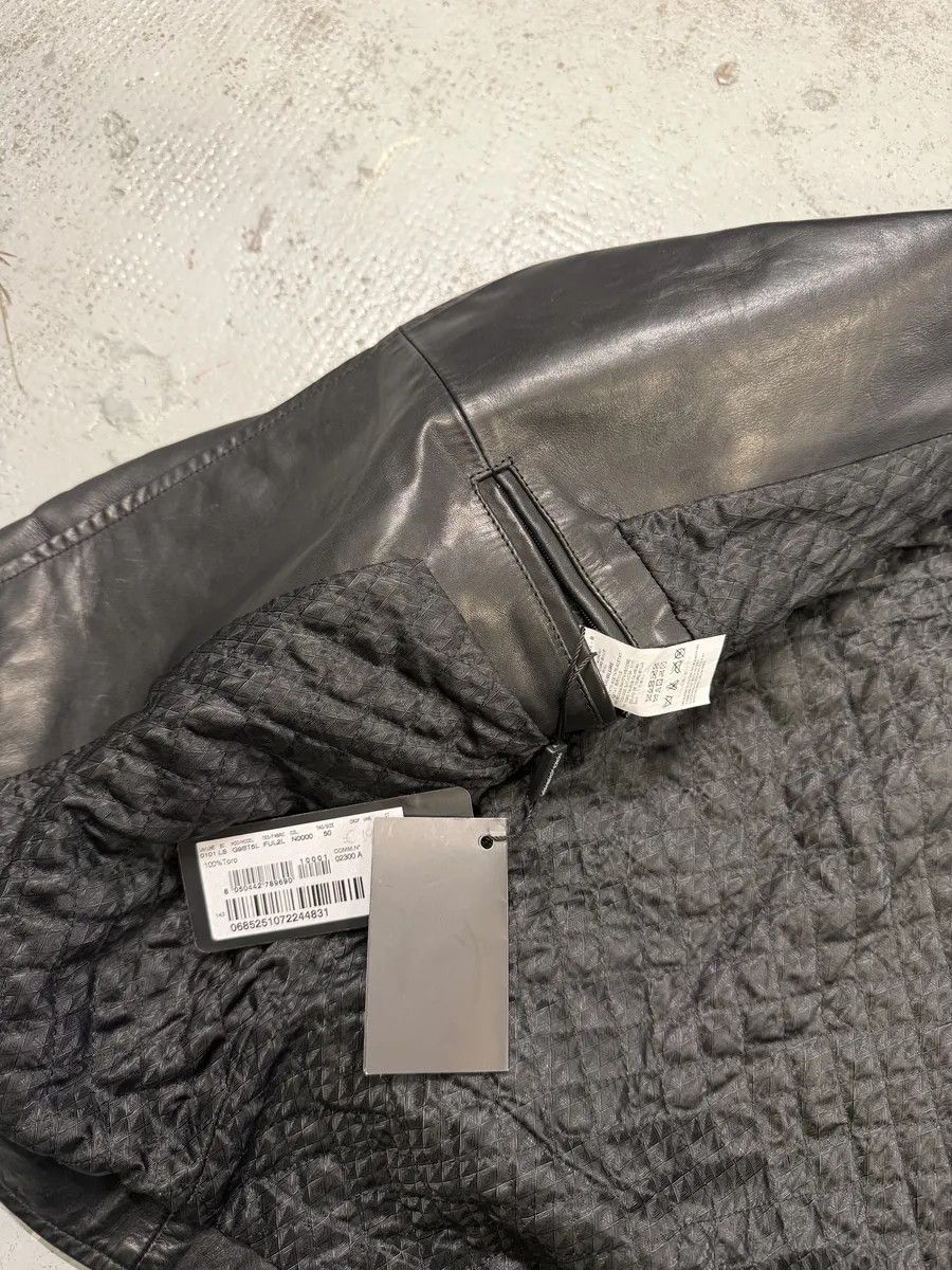 Dolce & Gabbana 2000s Dolce & Gabbana Perfecto Pure Black Leather Jacket Size US M / EU 48-50 / 2 - 9 Thumbnail