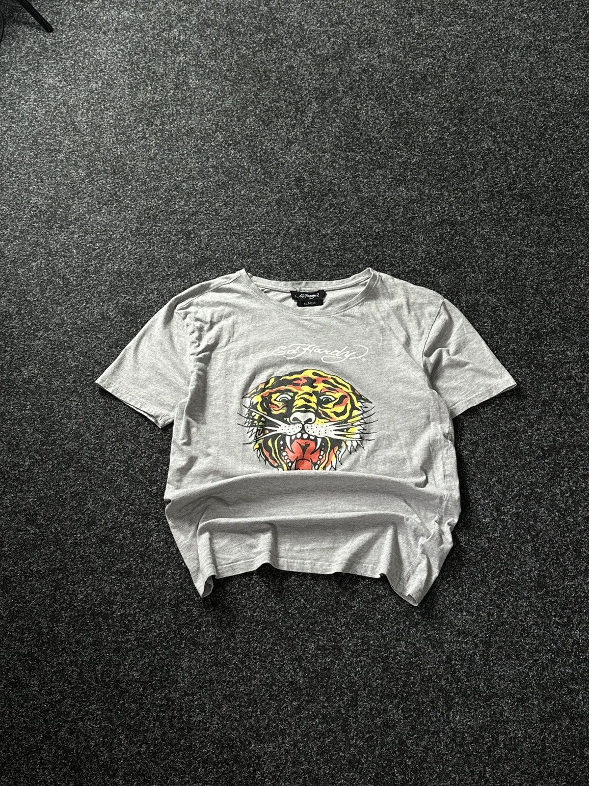 🚨Ed Hardy TIGER Vintage T-Shirt M Streetwear Tee SK8 Y2K