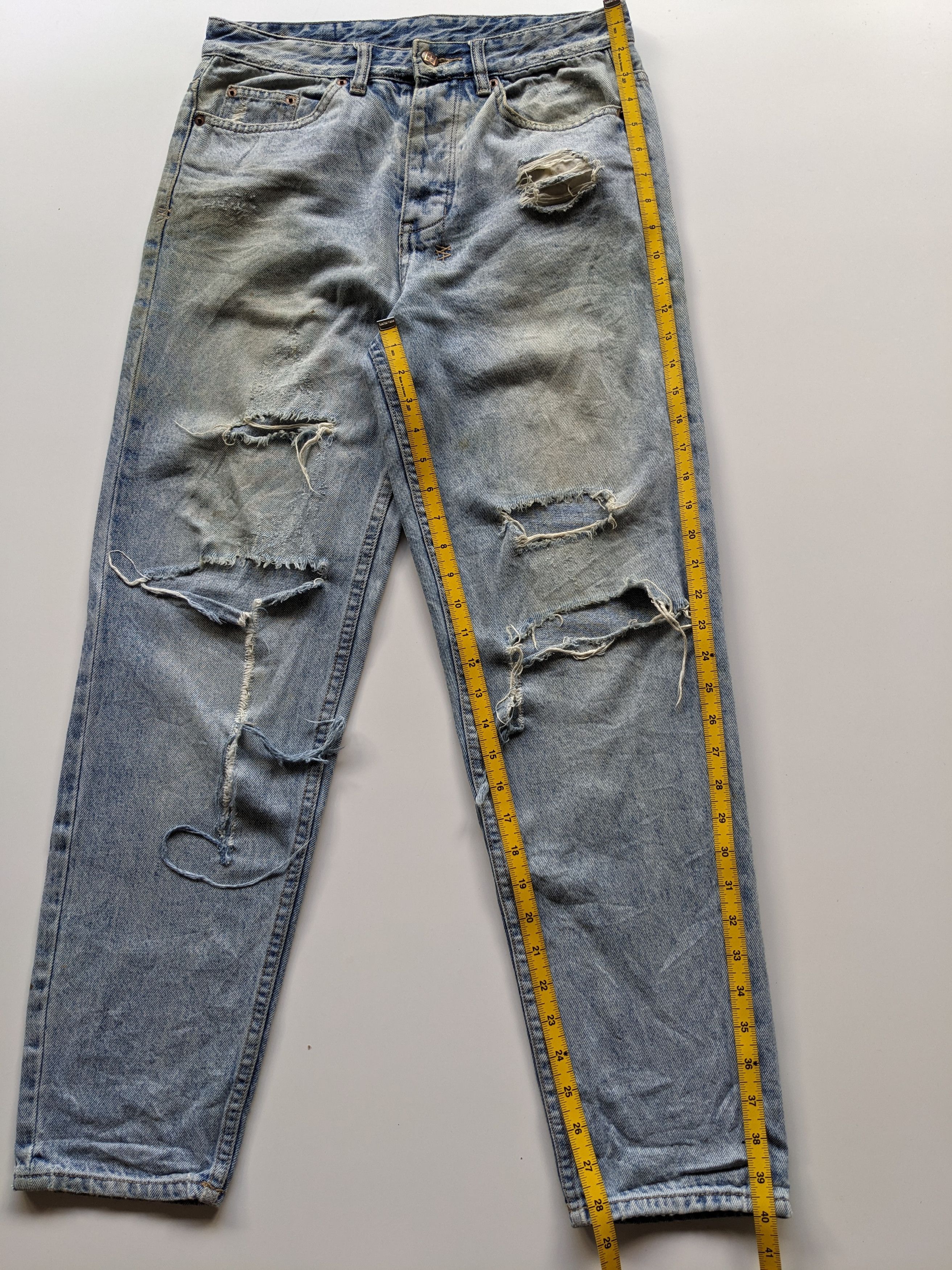Ksubi Ksubi Bullet Tru Blue ripped jeans Size US 31 - 13 Thumbnail