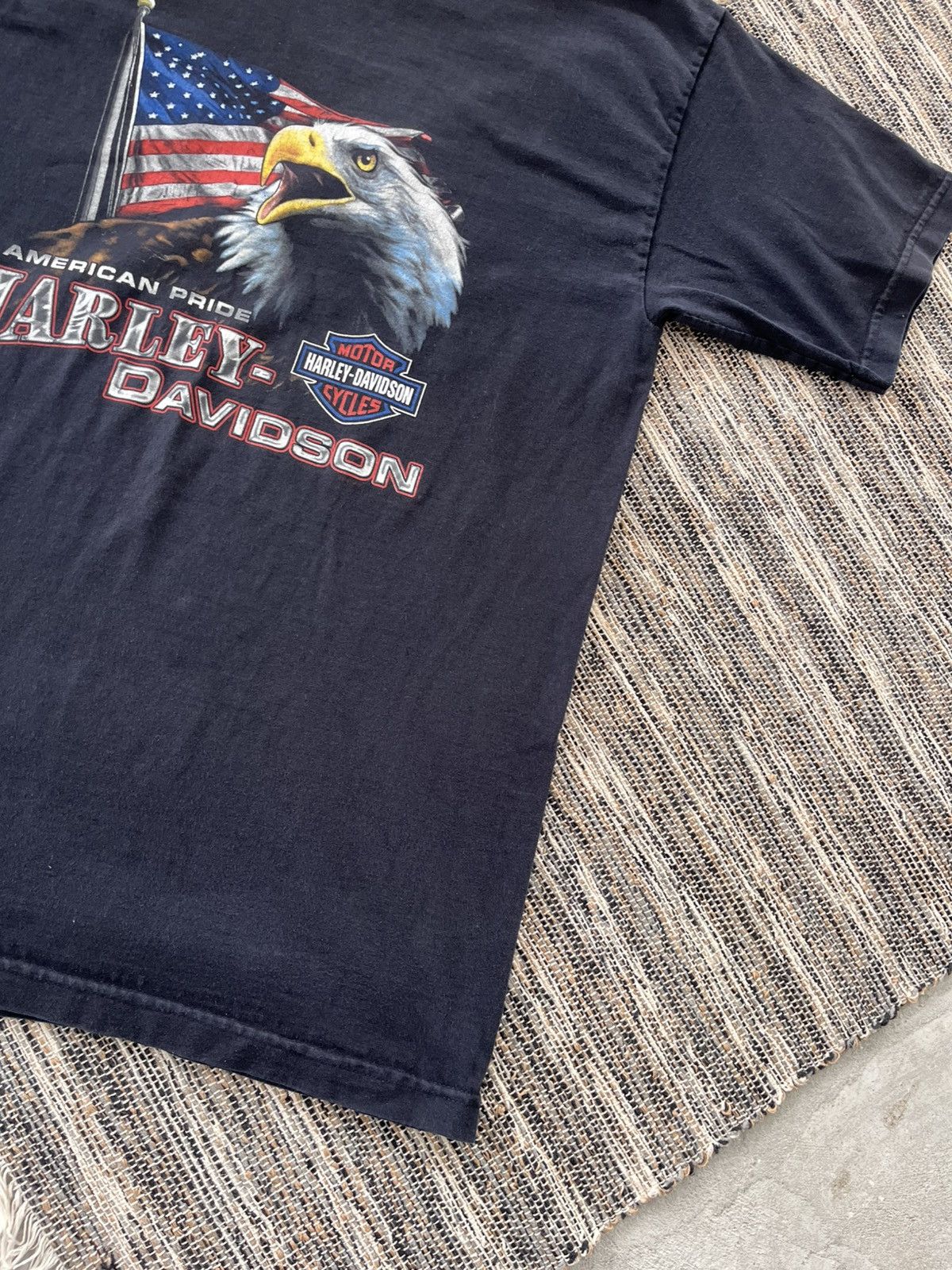 Harley Davidson Vintage Harley Davidson Graphic Black Tshirt Avantgarde Y2K Size US M / EU 48-50 / 2 - 6 Thumbnail