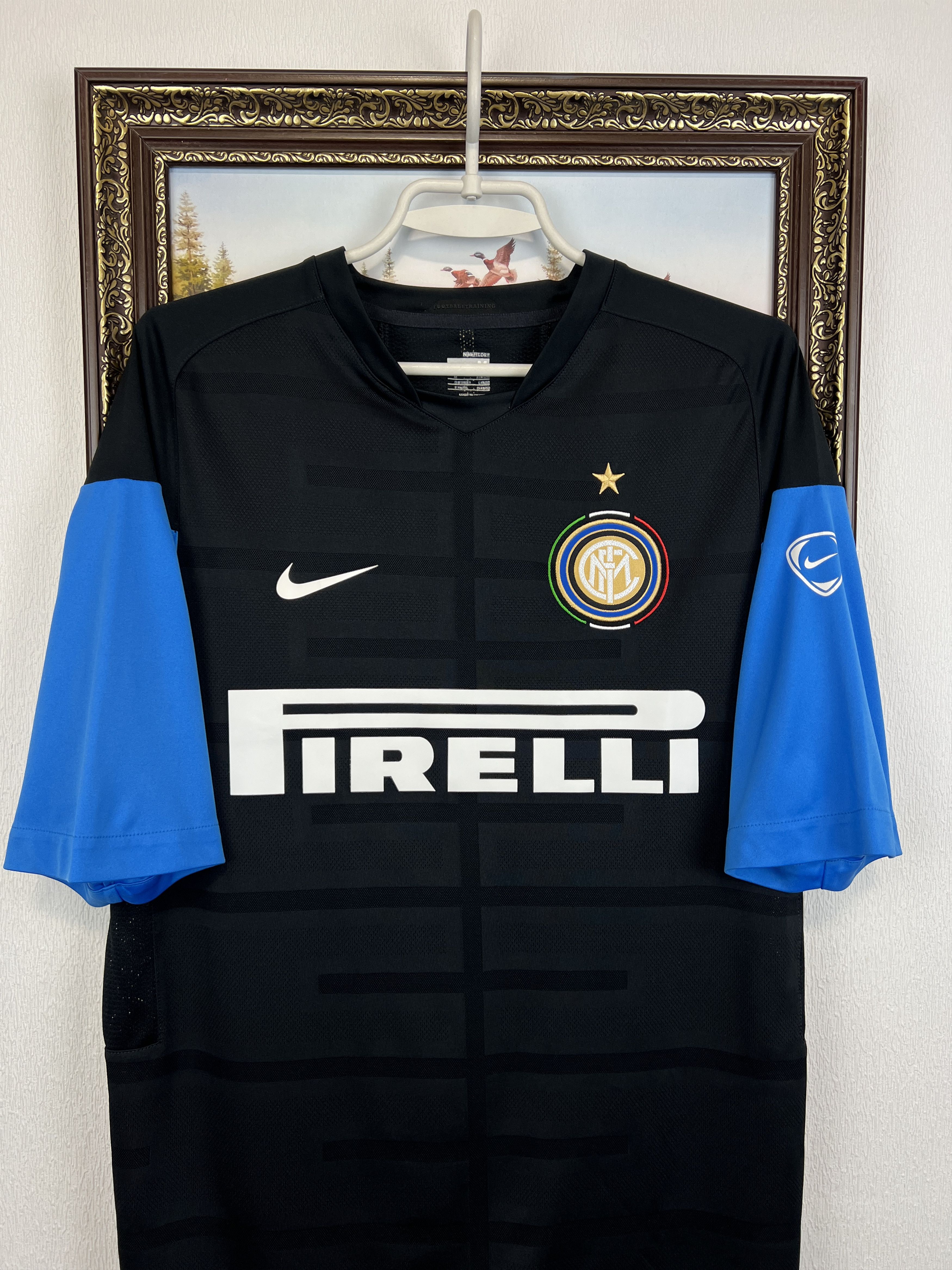 Nike Vintage 2009 Inter Milan Football Train Shirt Maglia Jersey Size US M / EU 48-50 / 2 - 2 Thumbnail