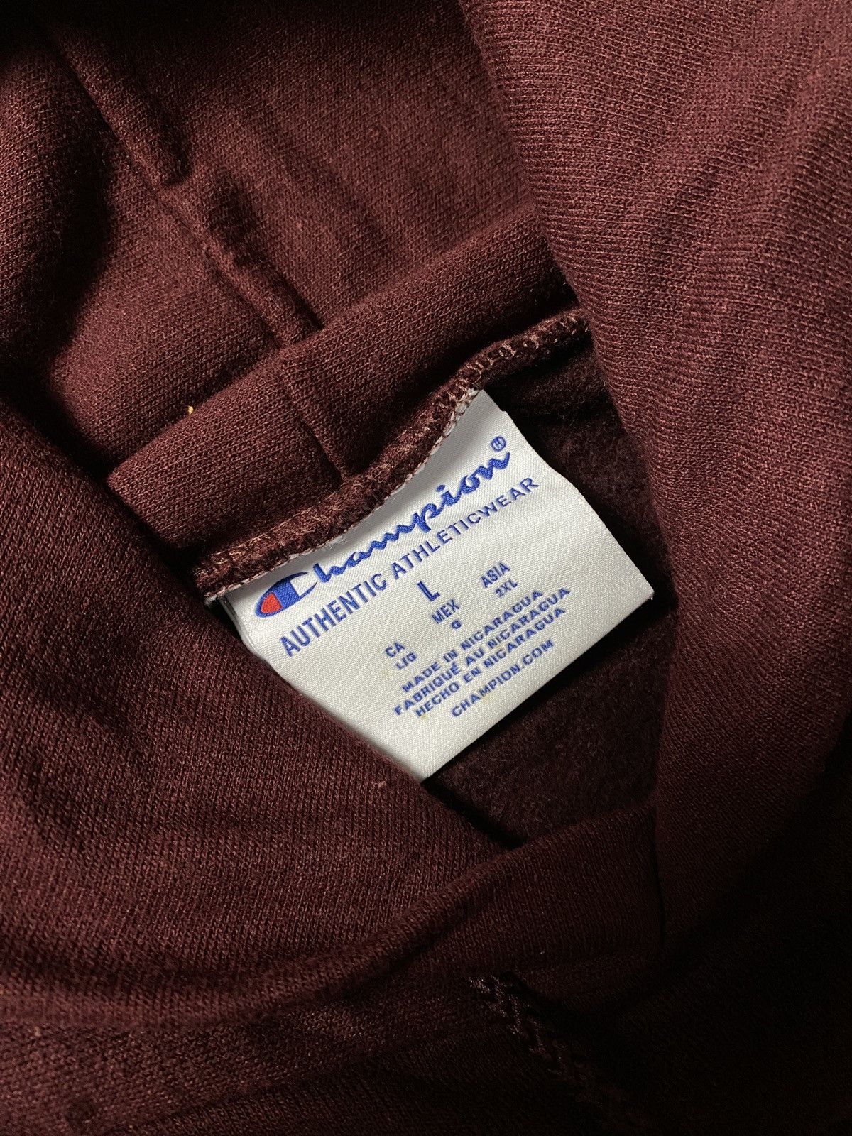 Champion Champion Authentic Athletic Virginia Tech Hokies Maroon Hood Size US L / EU 52-54 / 3 - 7 Thumbnail