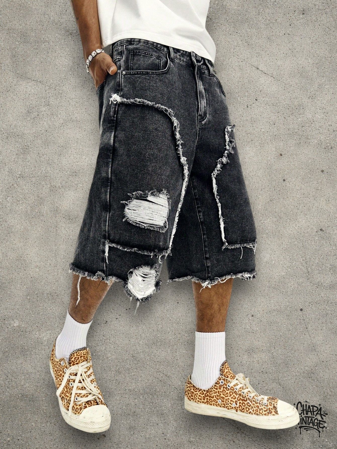 Vintage Distressed shorts Size US 32 / EU 48 - 1 Thumbnail