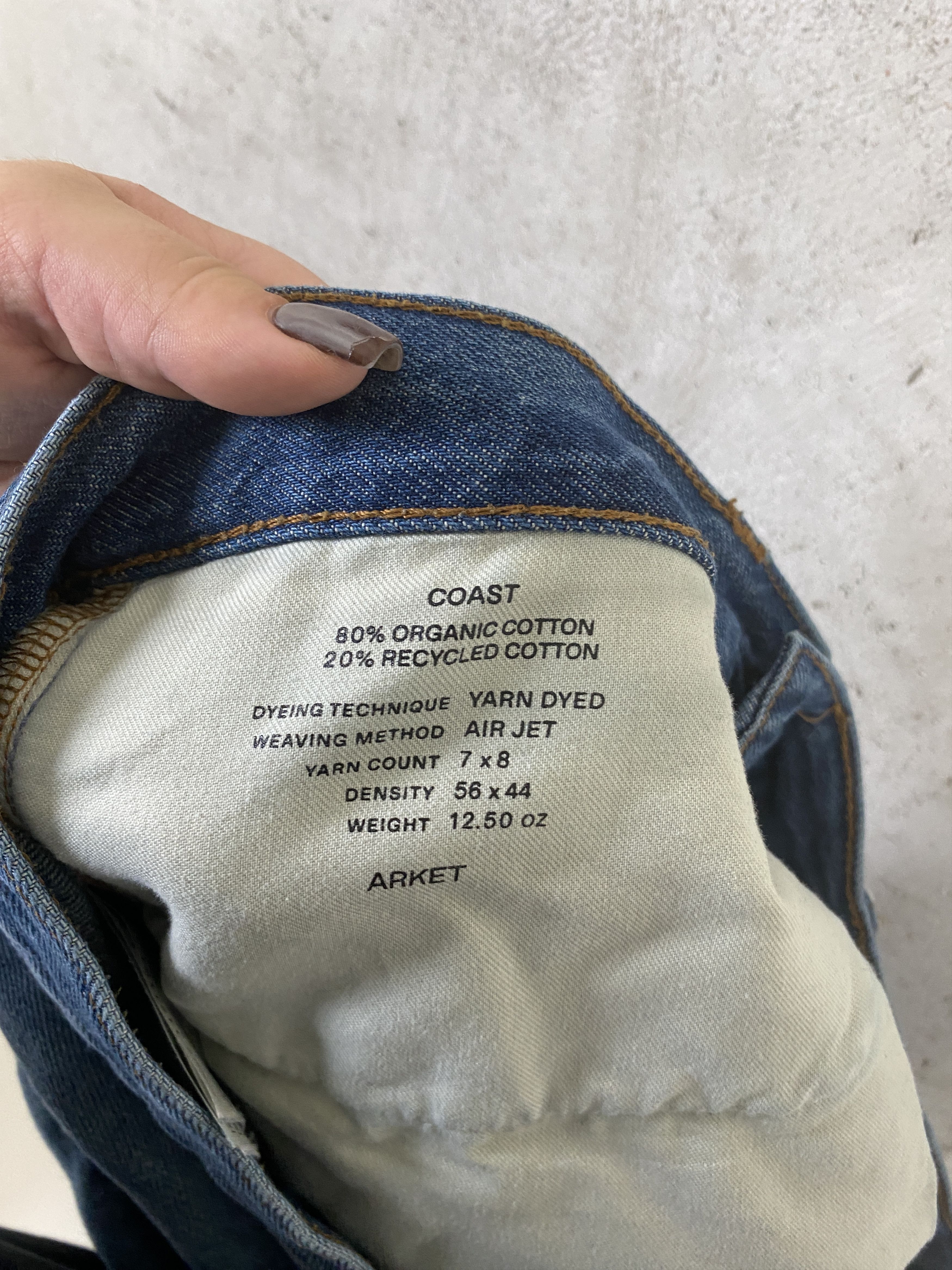 Arket Arket Coast Relaxed Tapered Jeans denim pants Size US 34 / EU 50 - 5 Thumbnail