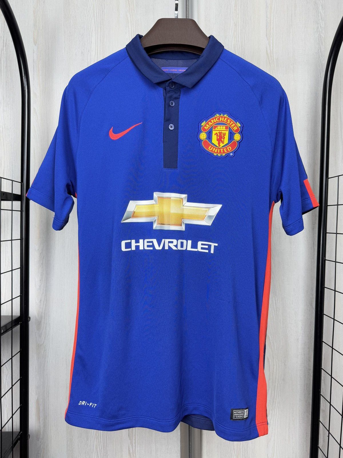 Nike Authentic Nike Manchester United 2014-15 Third Soccer Jersey Size US M / EU 48-50 / 2 - 2 Thumbnail