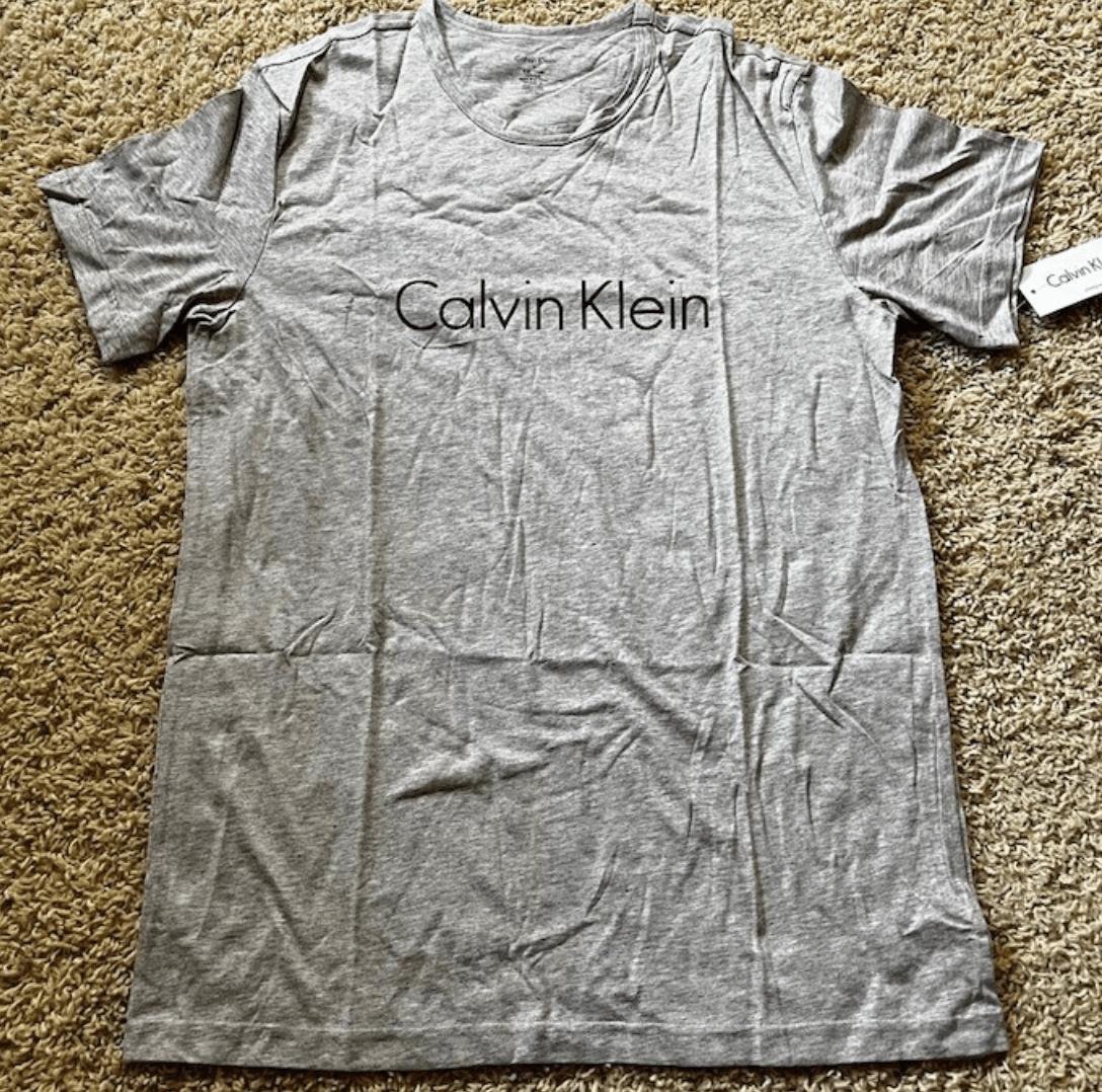 Calvin Klein Calvin Klein Men's Logo Crewneck Lounge T-Shirts Grey Size US S / EU 44-46 / 1 - 1 Thumbnail