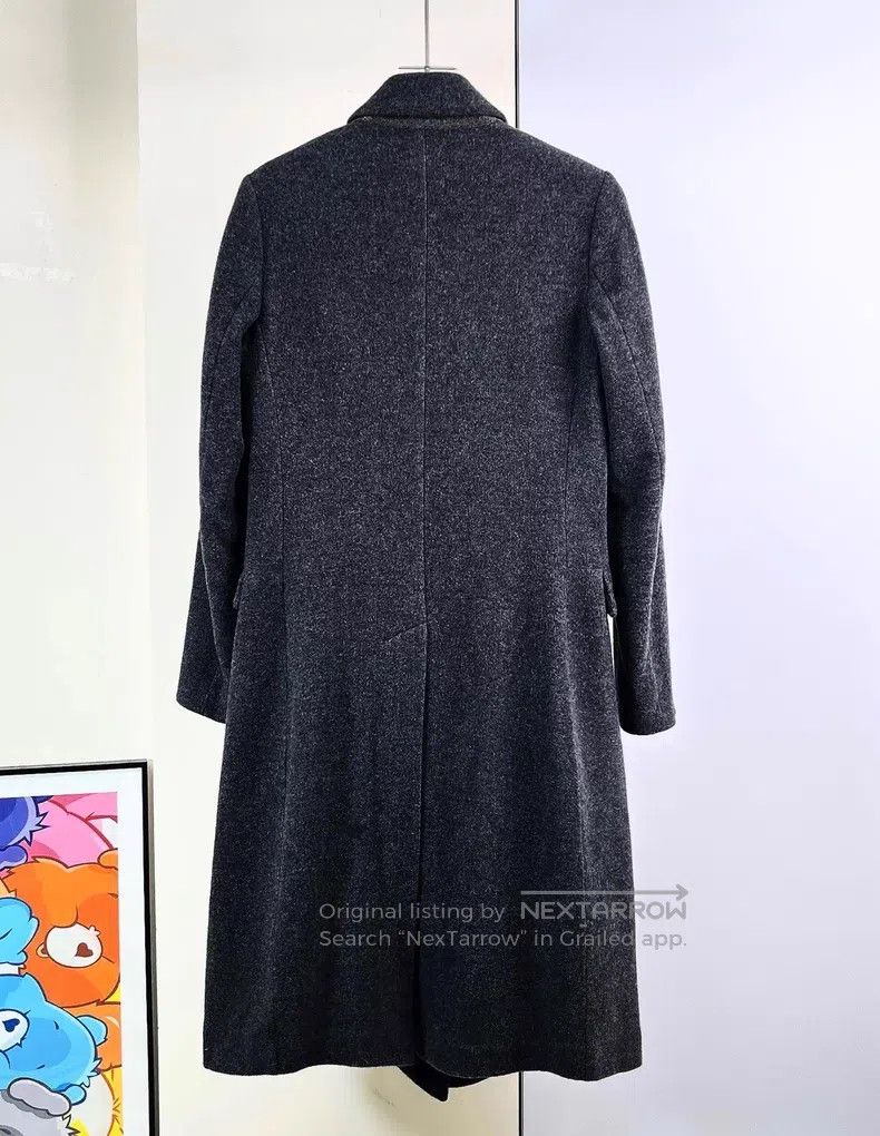 Brunello Cucinelli Brunello Cucinelli Dark Grey Double Breasted Cashmere Coat Size S / US 4 / IT 40 - 2 Thumbnail
