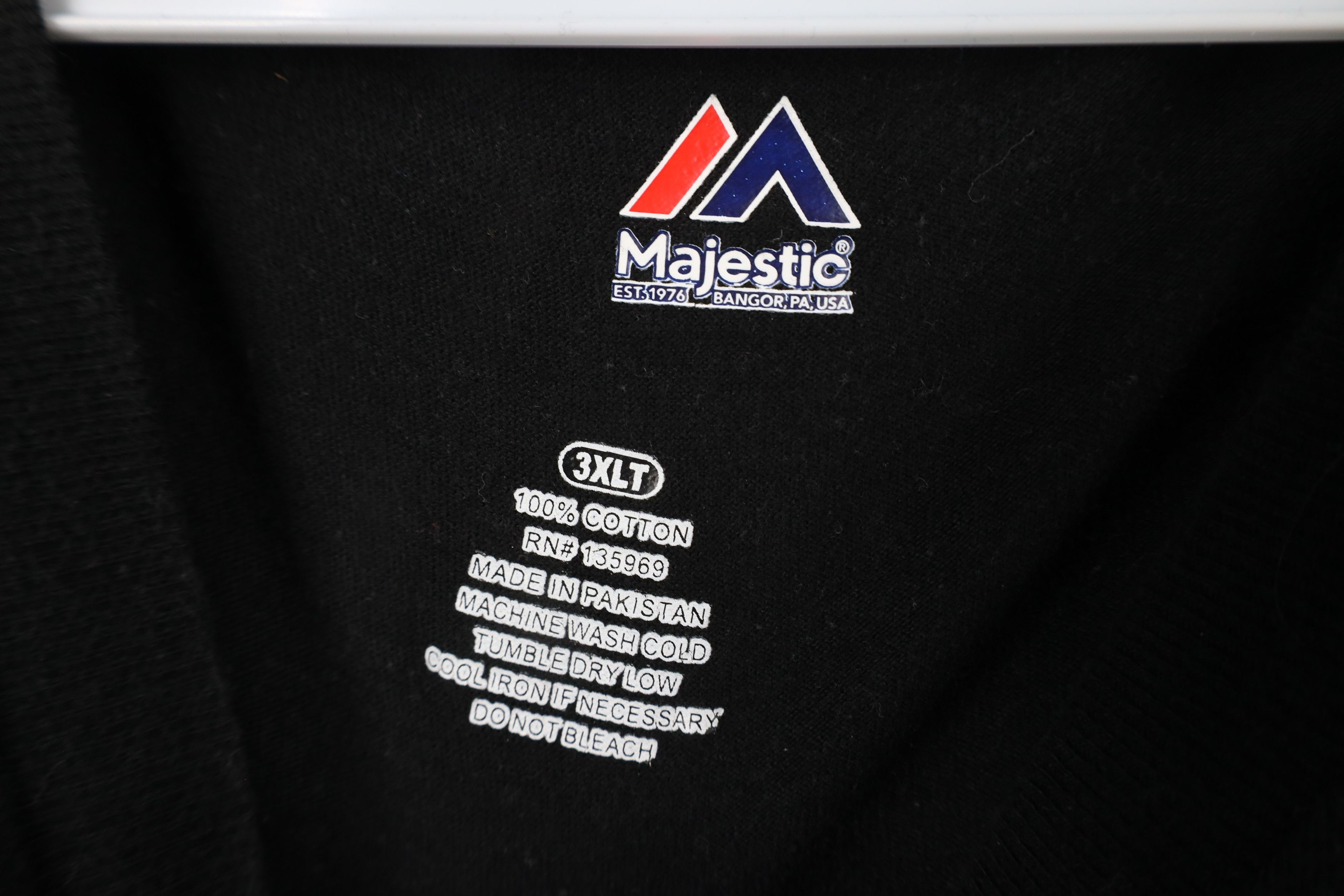 Majestic × Vintage Vintage Majestic Triple Black Detroit Lions Football T-Shirt Size US XXL / EU 58 / 5 - 5 Thumbnail