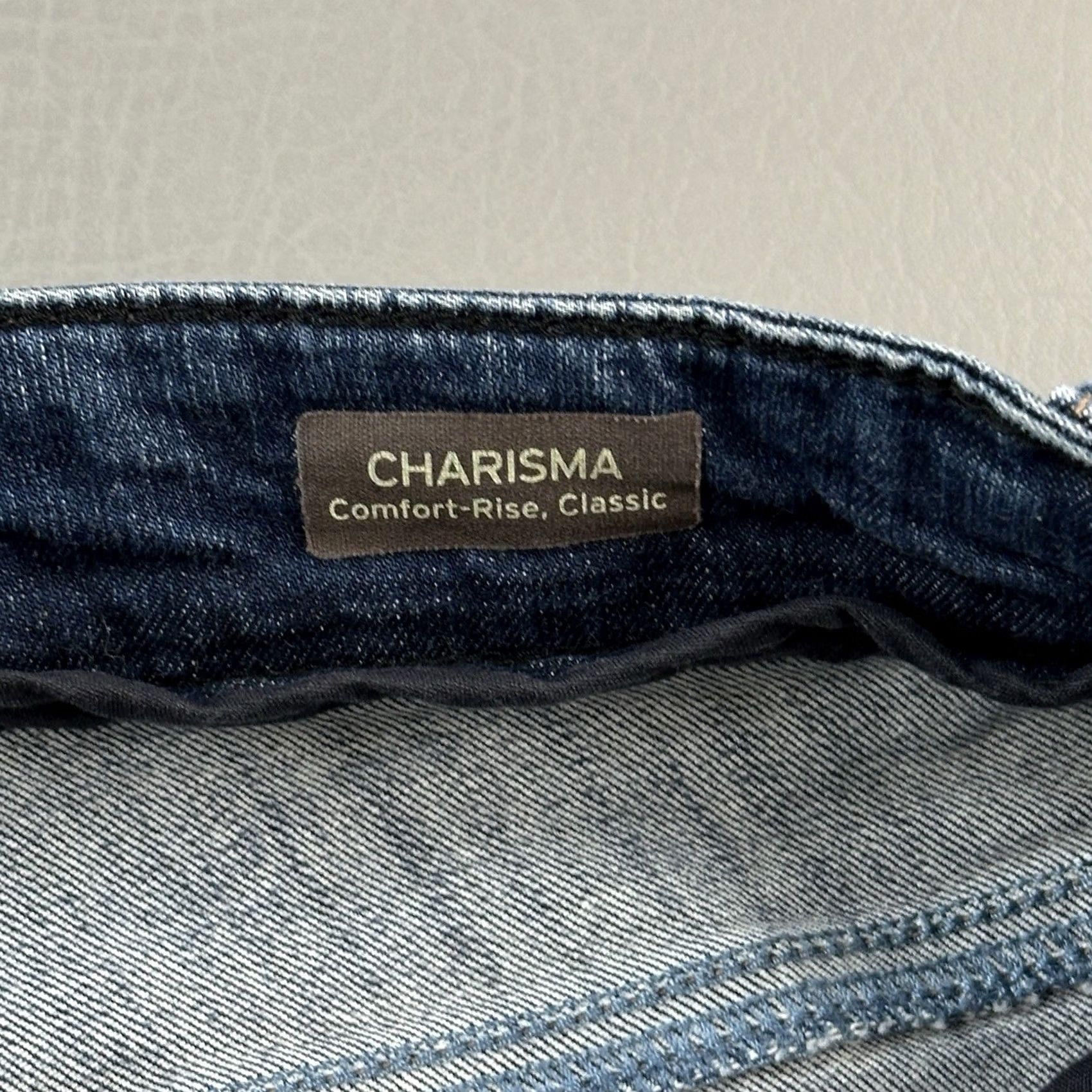 Vintage 34 Heritage Charisma Jeans Mens 34x30 Blue Comfort Rise Classic Stretch Jeans Mens Regular Blue Size US 36 / EU 52 - 6 Thumbnail