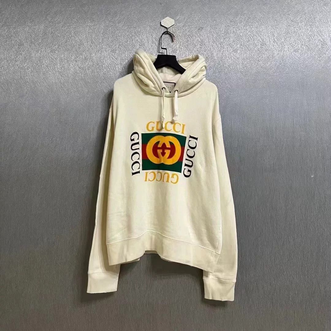 Gucci gucci logo hoodie size m in excellent condition Size US M / EU 48-50 / 2 - 1 Thumbnail