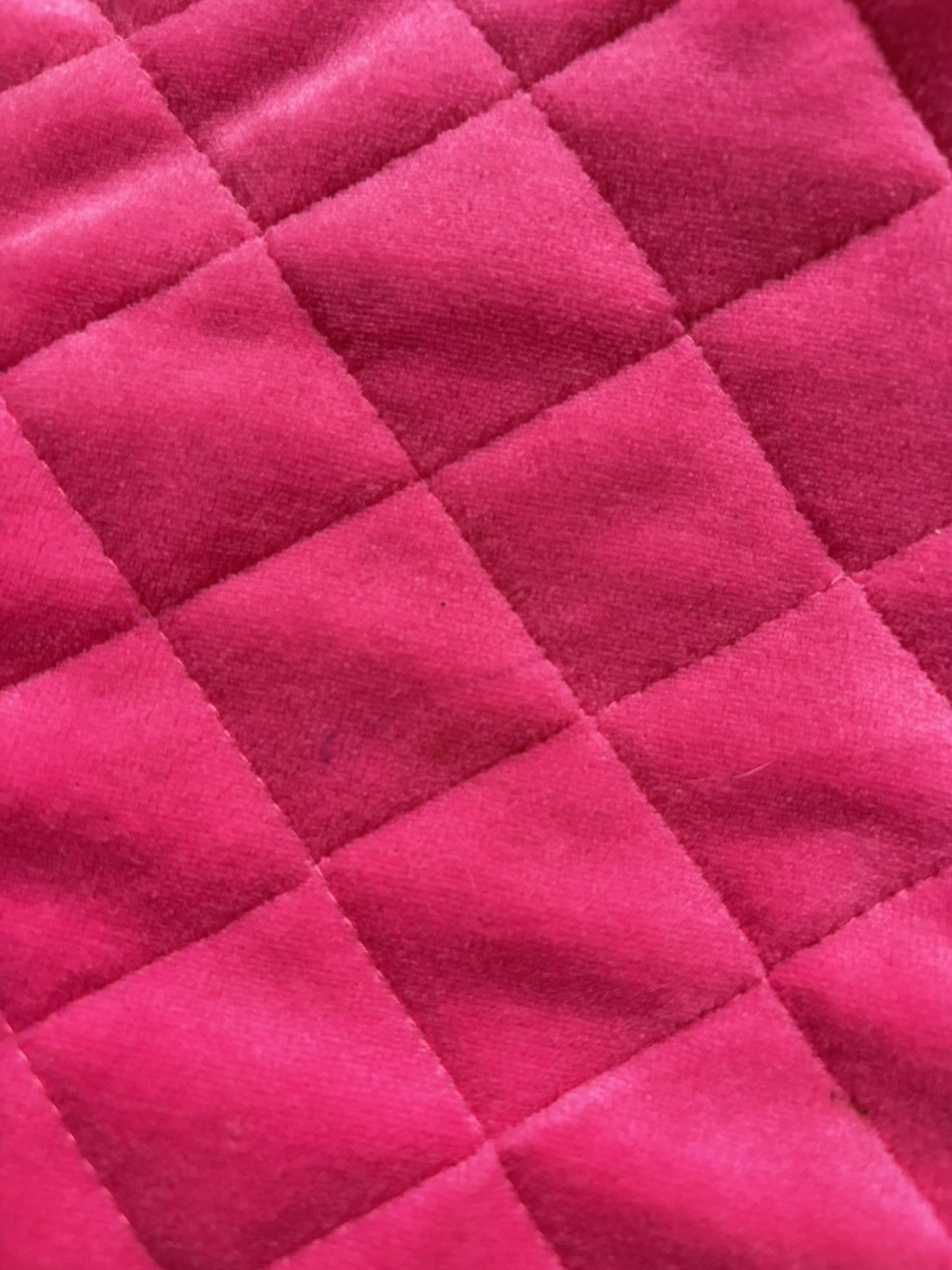 Juicy Couture Vintage Juicy Couture Y2K Big Logo Velour Quilted Jacket Size L / US 10 / IT 46 - 9 Thumbnail