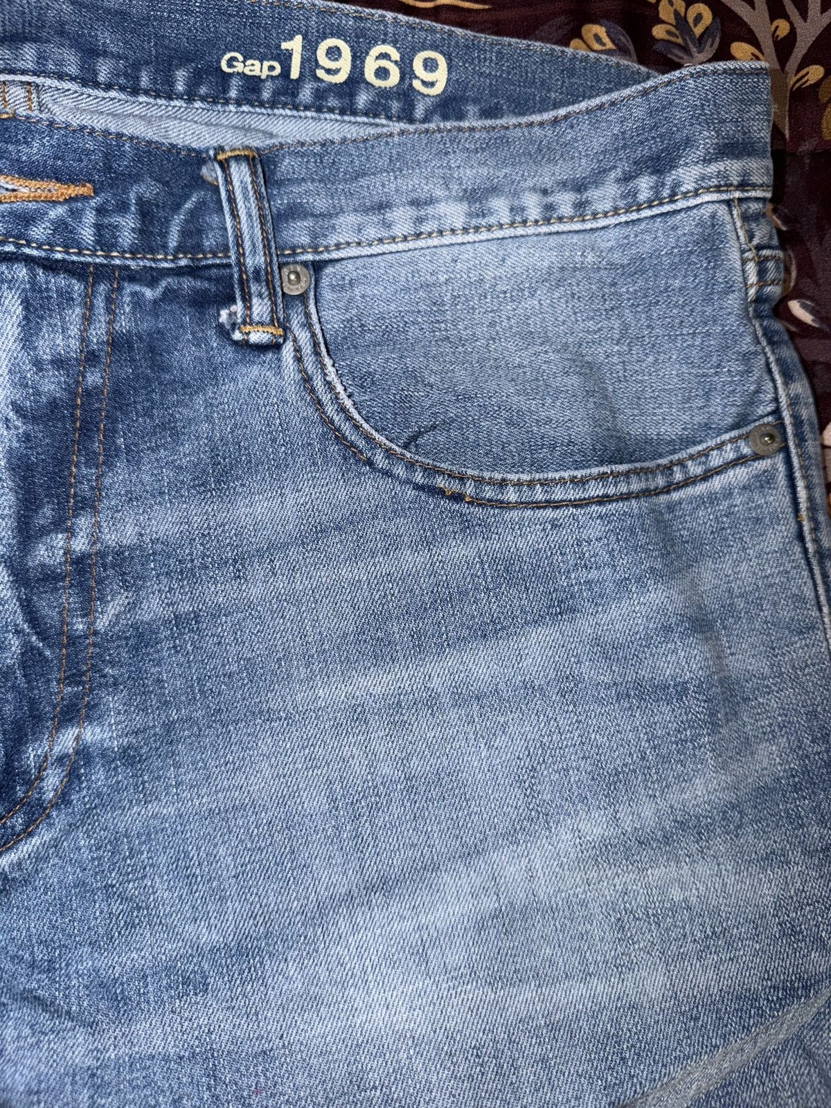 Gap 1969 Pool Shark Skinny Jean Size US 34 / EU 50 - 4 Thumbnail