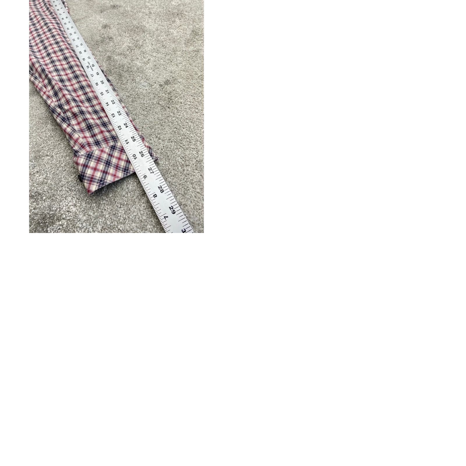 Lacoste VINTAGE Lacoste Shirt Mens 45 XL Long Sleeve Button Up Plaid Made in Hong Kong 5881 Size US XL / EU 56 / 4 - 9 Thumbnail