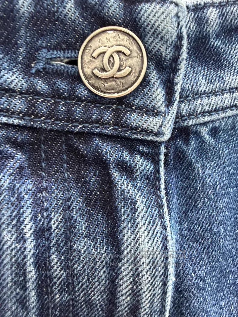 Chanel Chanel Blue Jeans Size 36" / US 14 / IT 50 - 3 Thumbnail