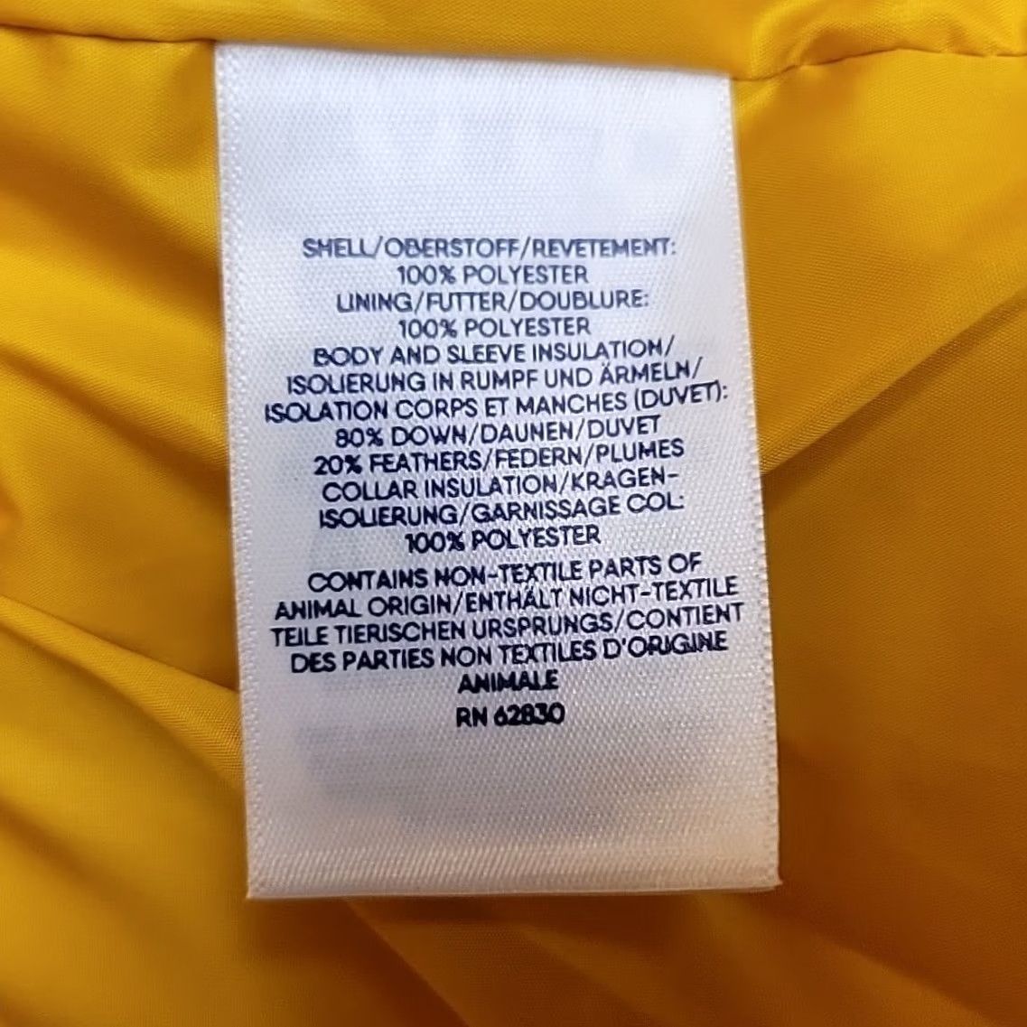Lands' End Lands' End Down Vest Mens XLT Gold Yellow Puffer Outdoor Casual Vest Size US XL / EU 56 / 4 - 4 Thumbnail