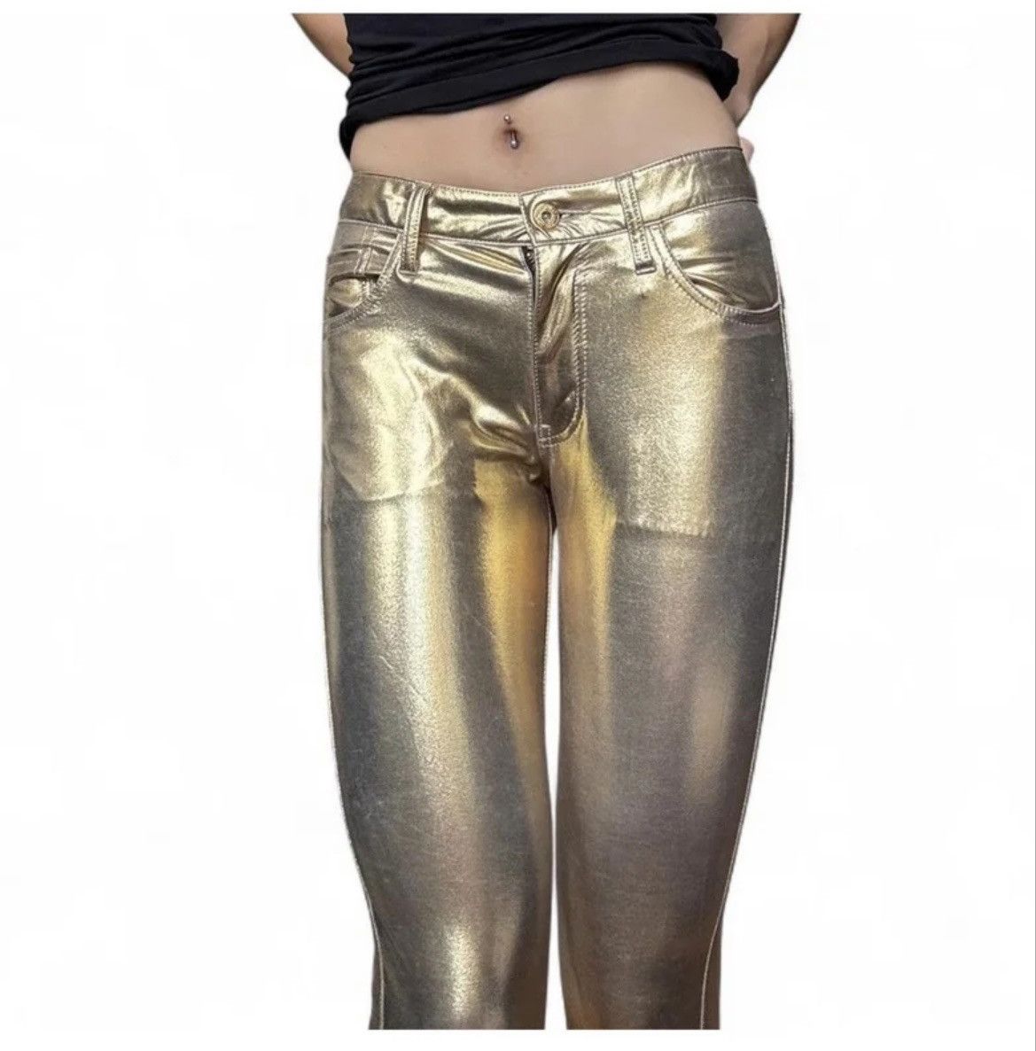 Junya Watanabe x Comme des Garcons Gold Metallic Pants