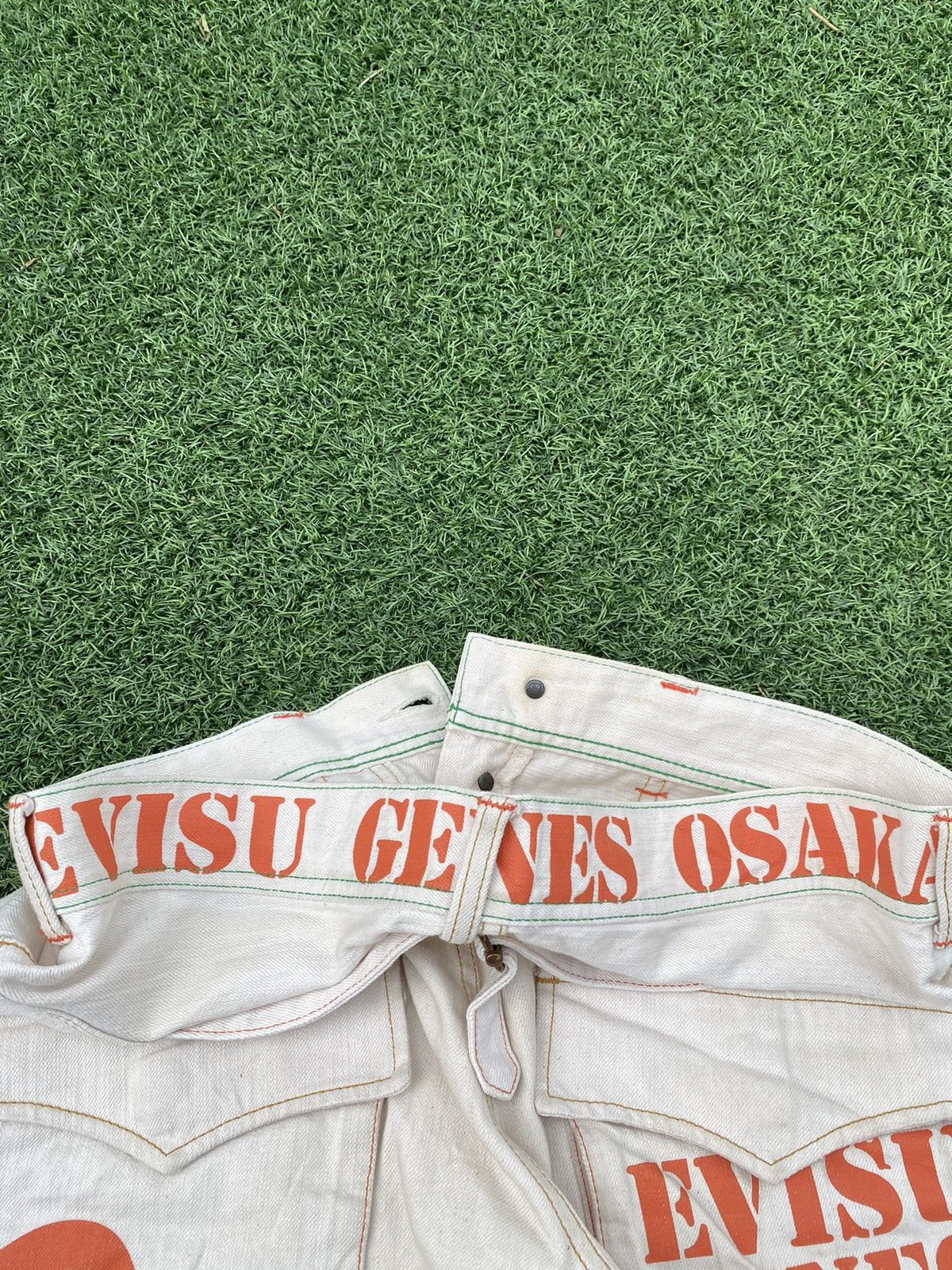 Evisu EVISU GENES OSAKA BY HIDEHIKO YAMANE WITH PINK SELVEDGE Size US 36 / EU 52 - 6 Thumbnail