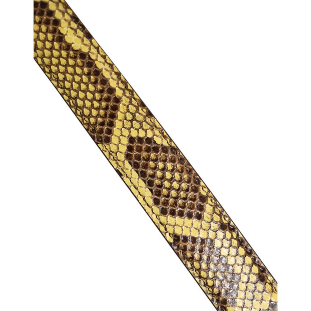 Dolce & Gabbana Dolce & Gabbana Yellow Exotic Leather Bag Shoulder Strap Size ONE SIZE - 5 Thumbnail