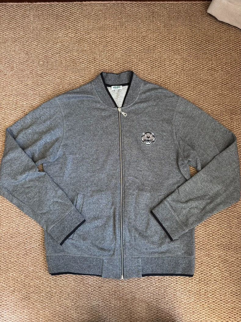 Kenzo KENZO Tiger Classic Gray Cardigan Jacket - dmc Size US M / EU 48-50 / 2 - 1 Thumbnail
