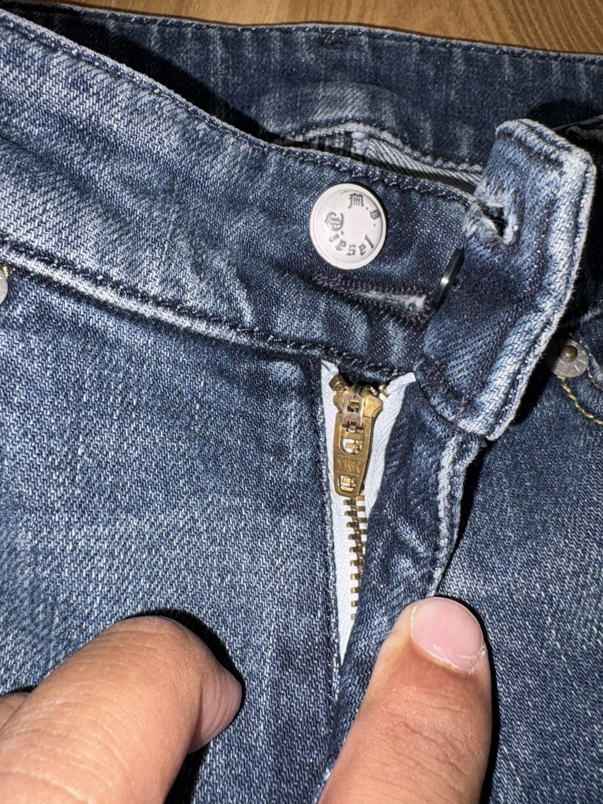Diesel Diesel "Louvely" Flare Bootcut Jeans — Wash 008LA (Stretch) Size 28" / US 6 / IT 42 - 7 Thumbnail