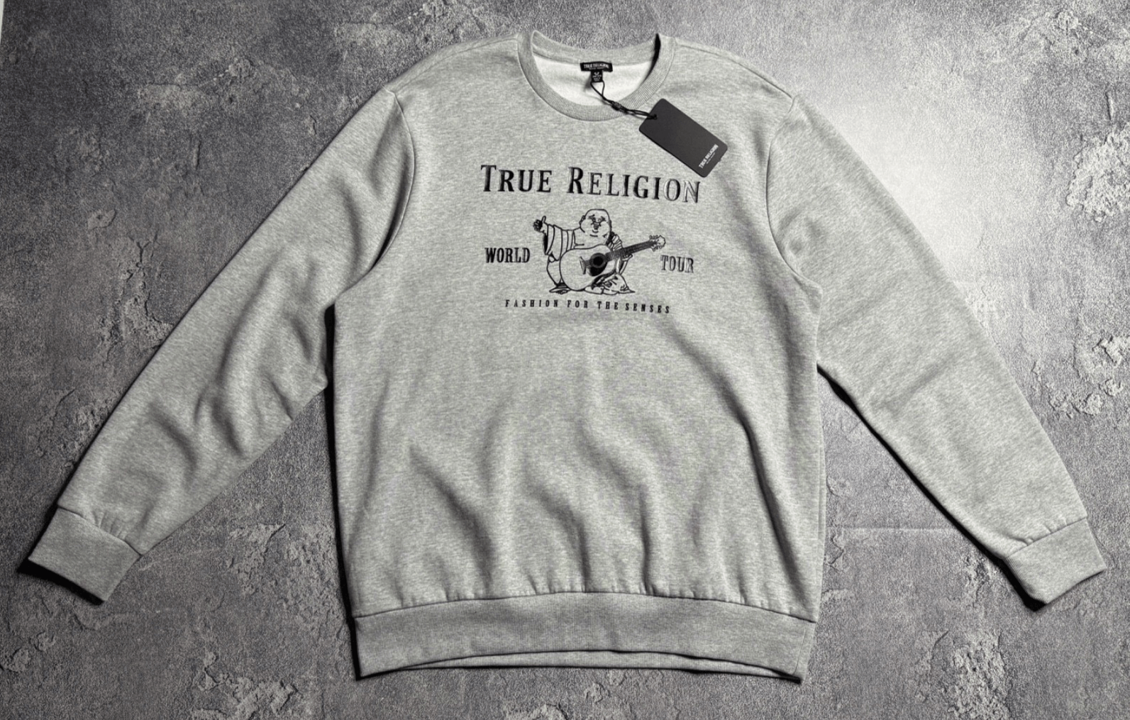 True Religion True Religion Buddha Sweatshirt Mens Grey 3XL Size US XXL / EU 58 / 5 - 1 Thumbnail