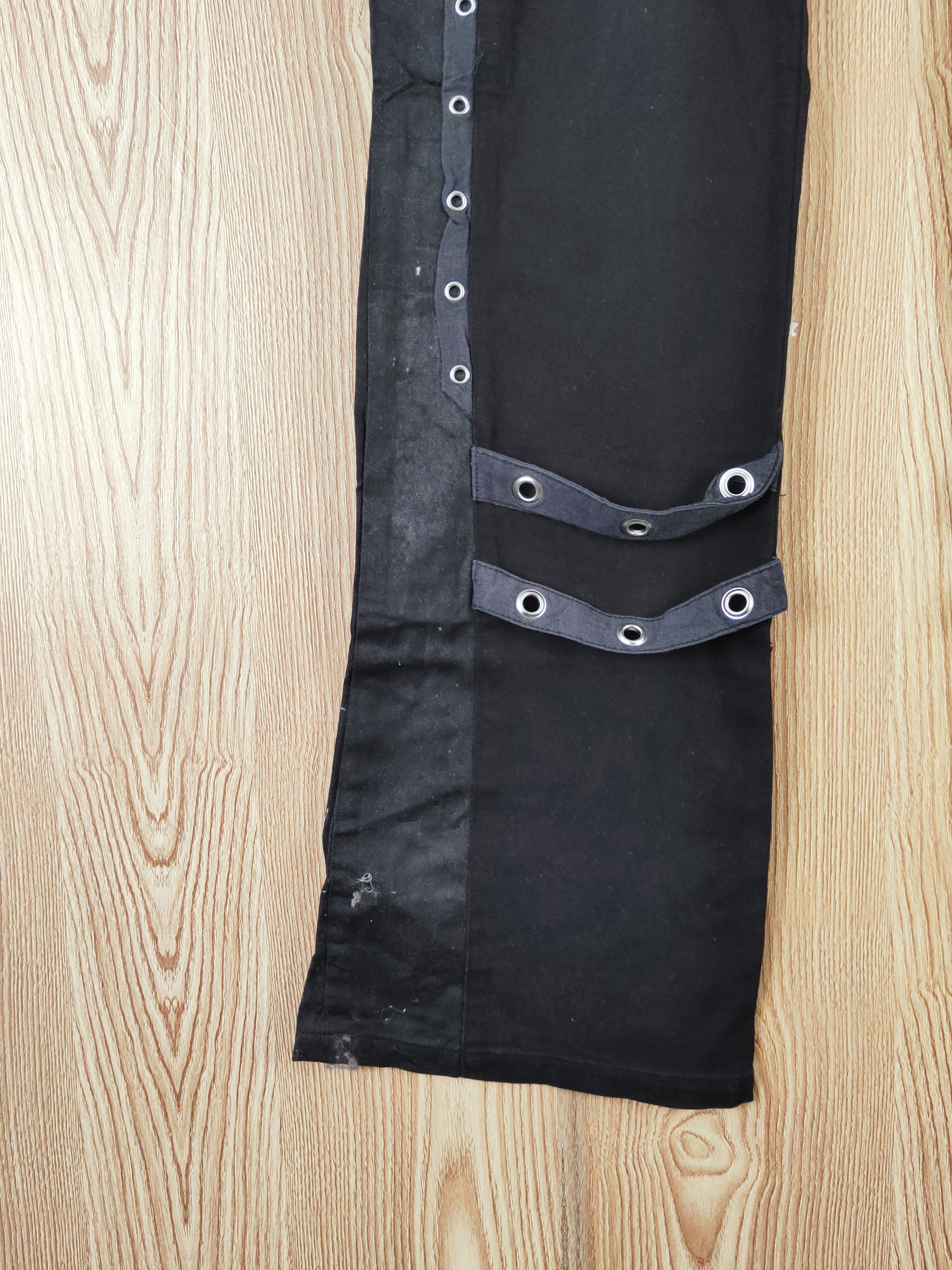 If Six Was Nine DL Sixh Black punk Multipocket Casual Pants #W076 Size 30" / US 8 / IT 44 - 4 Thumbnail