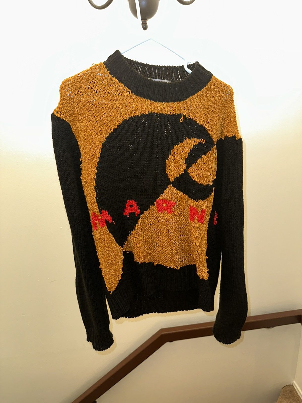 Carhartt Wip × Marni Marni X Carhartt Knitted Crewneck Size US S / EU 44-46 / 1 - 1 Thumbnail