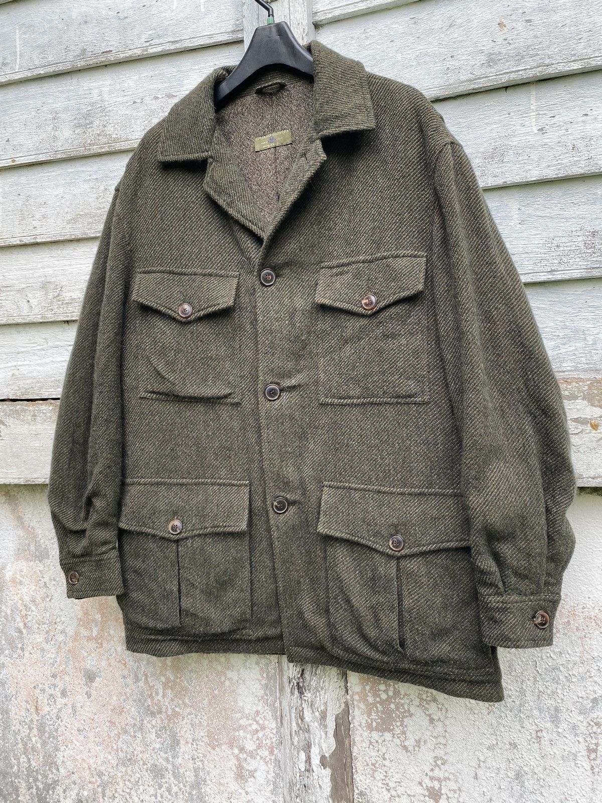 Luciano Barbera Nice Design Luciano Barbera Wool Field Jacket Size US S / EU 44-46 / 1 - 2 Thumbnail