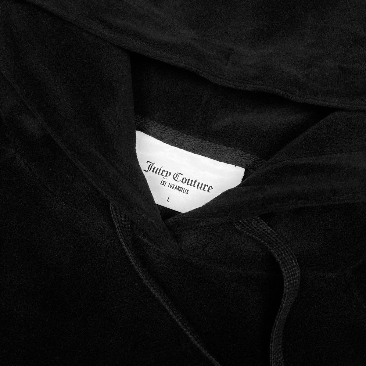Juicy Couture Juicy Couture Velvet Diamante Cropped Hoodie Size L / US 10 / IT 46 - 4 Thumbnail