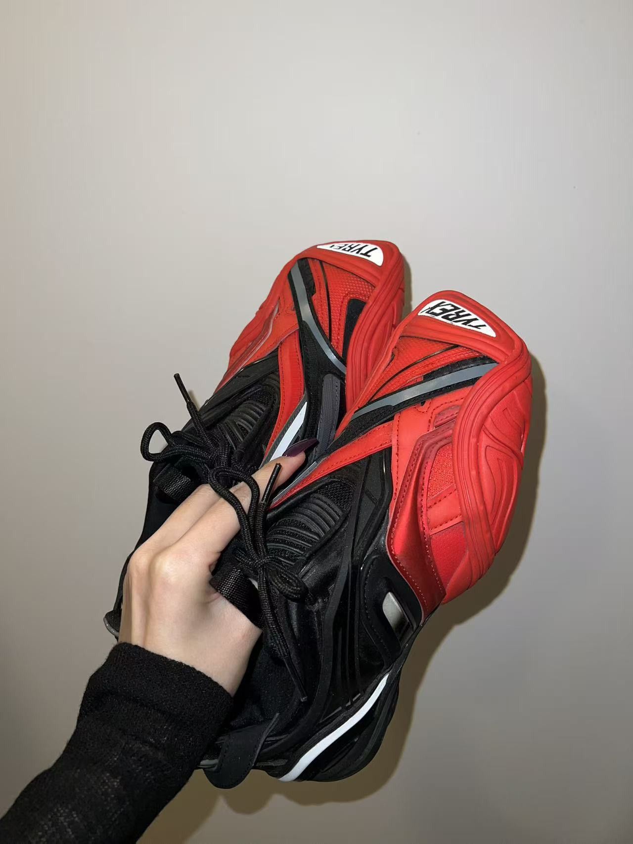 Balenciaga Balenciaga Tyrex Red sneakers Size US 8 / IT 38 - 1 Thumbnail