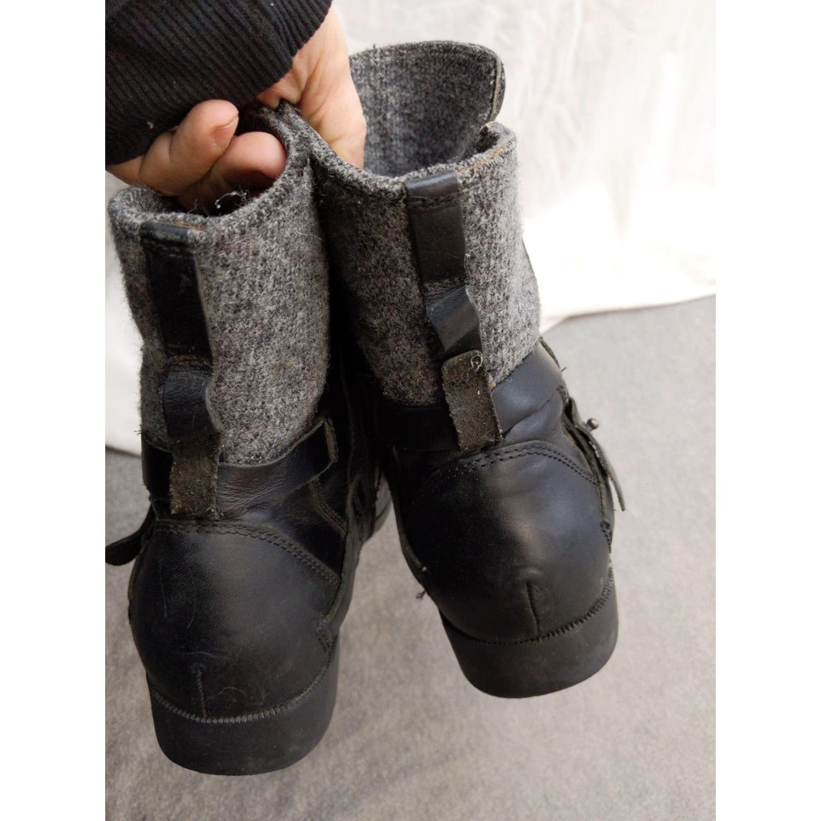 Teva Teva Boots Womens 9.5 Black Leather Ankle Biker Strap Buckle 1905514 Size US 10 / IT 40 - 5 Thumbnail
