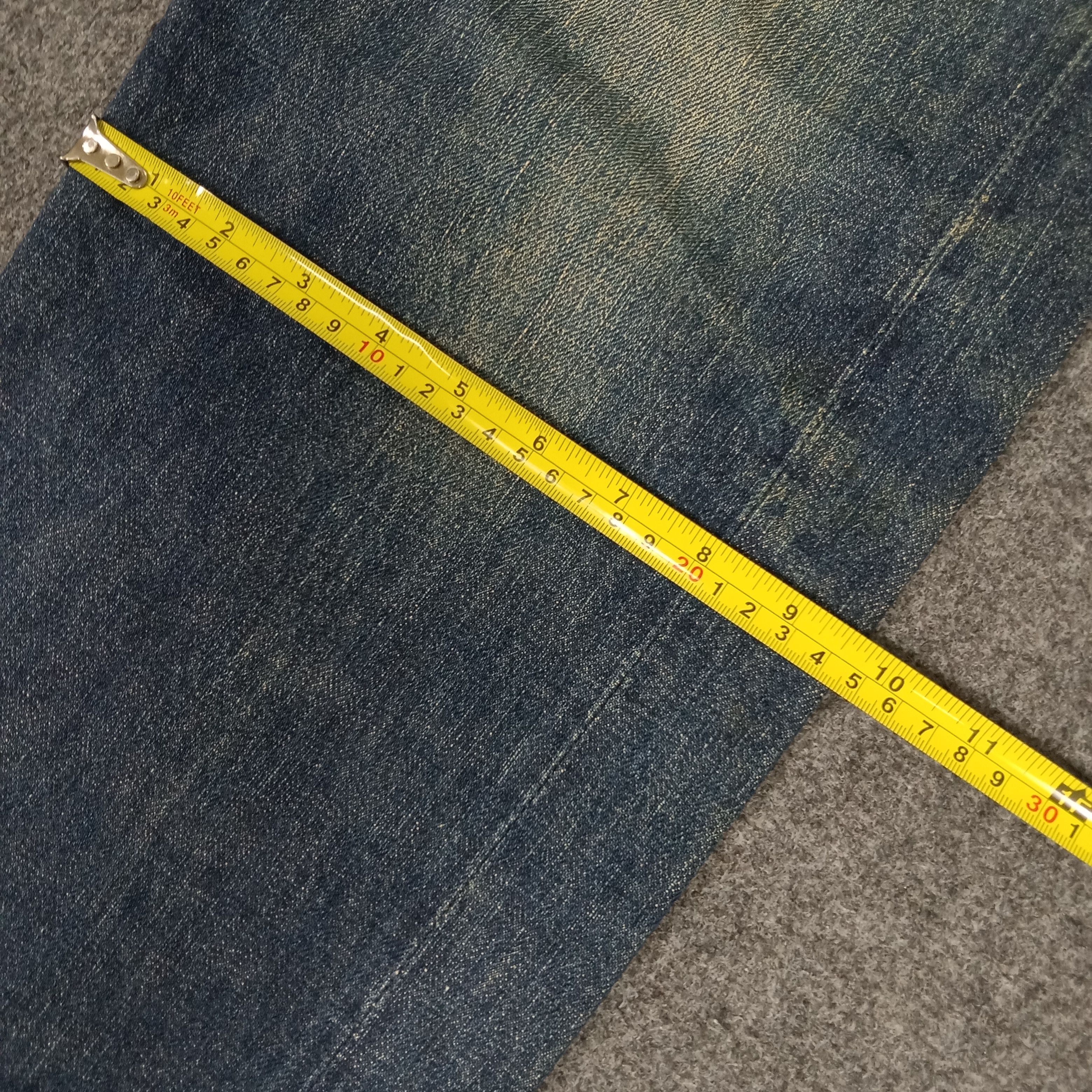 Japanese Brand × Vintage Evis Japanese Brand Daicock Custom Art Denim Jeans Size US 29 - 15 Thumbnail