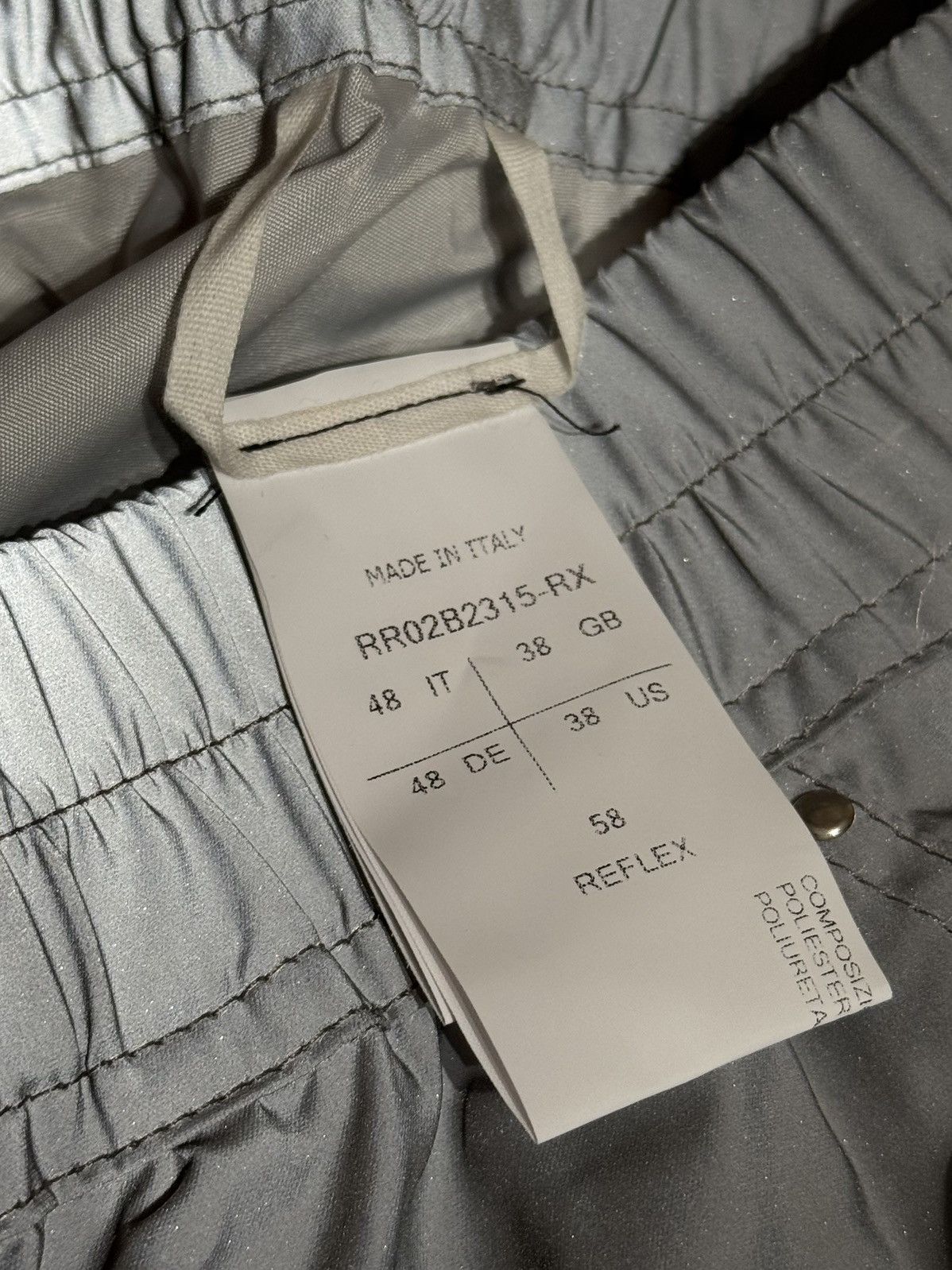 Rick Owens FW22 REFLECTIVE BELA TROUSERS WIDE LEG SKI PANTS Size US 32 / EU 48 - 8 Thumbnail