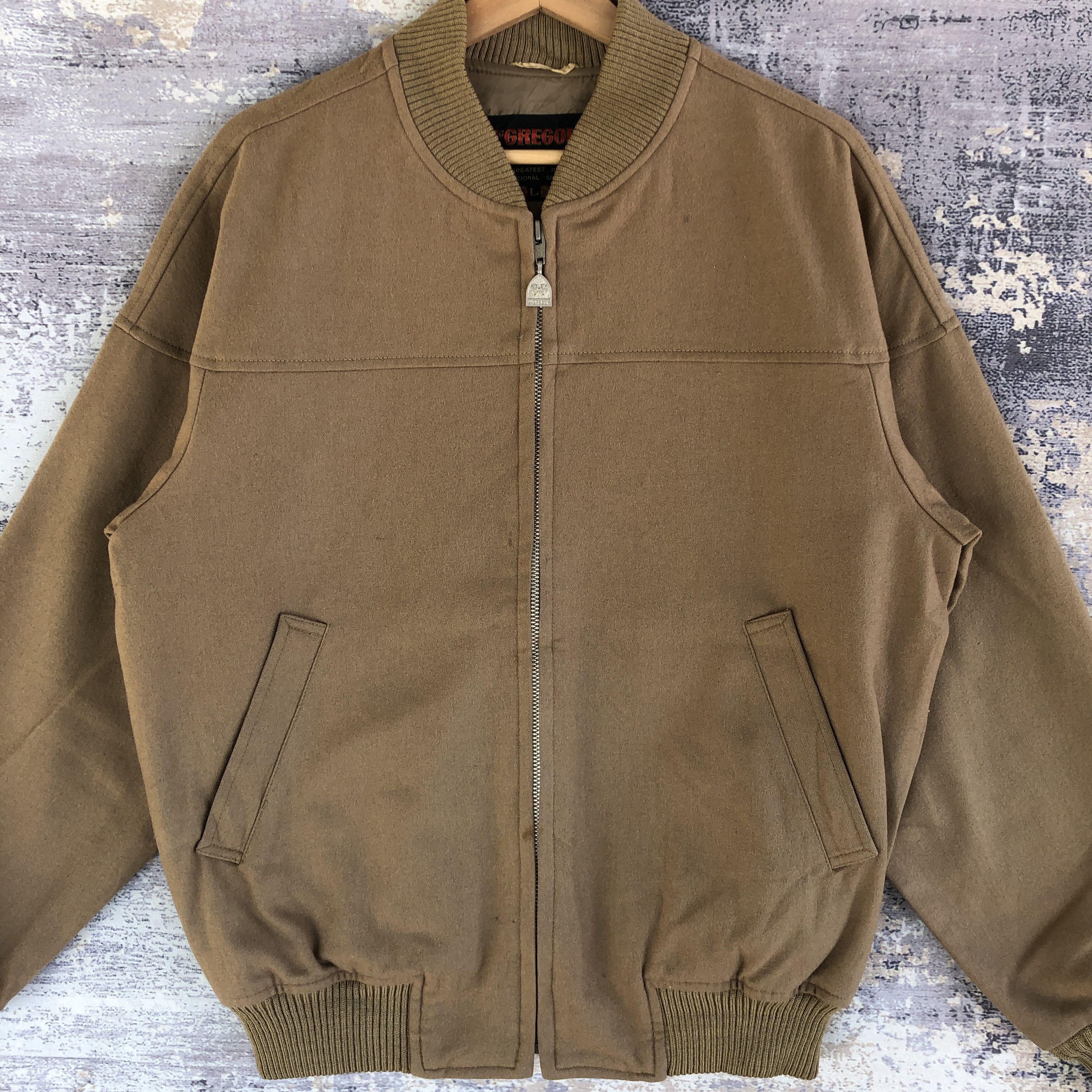 Vintage 90s McGregor Wool Jacket McGregor Zipper Jackets