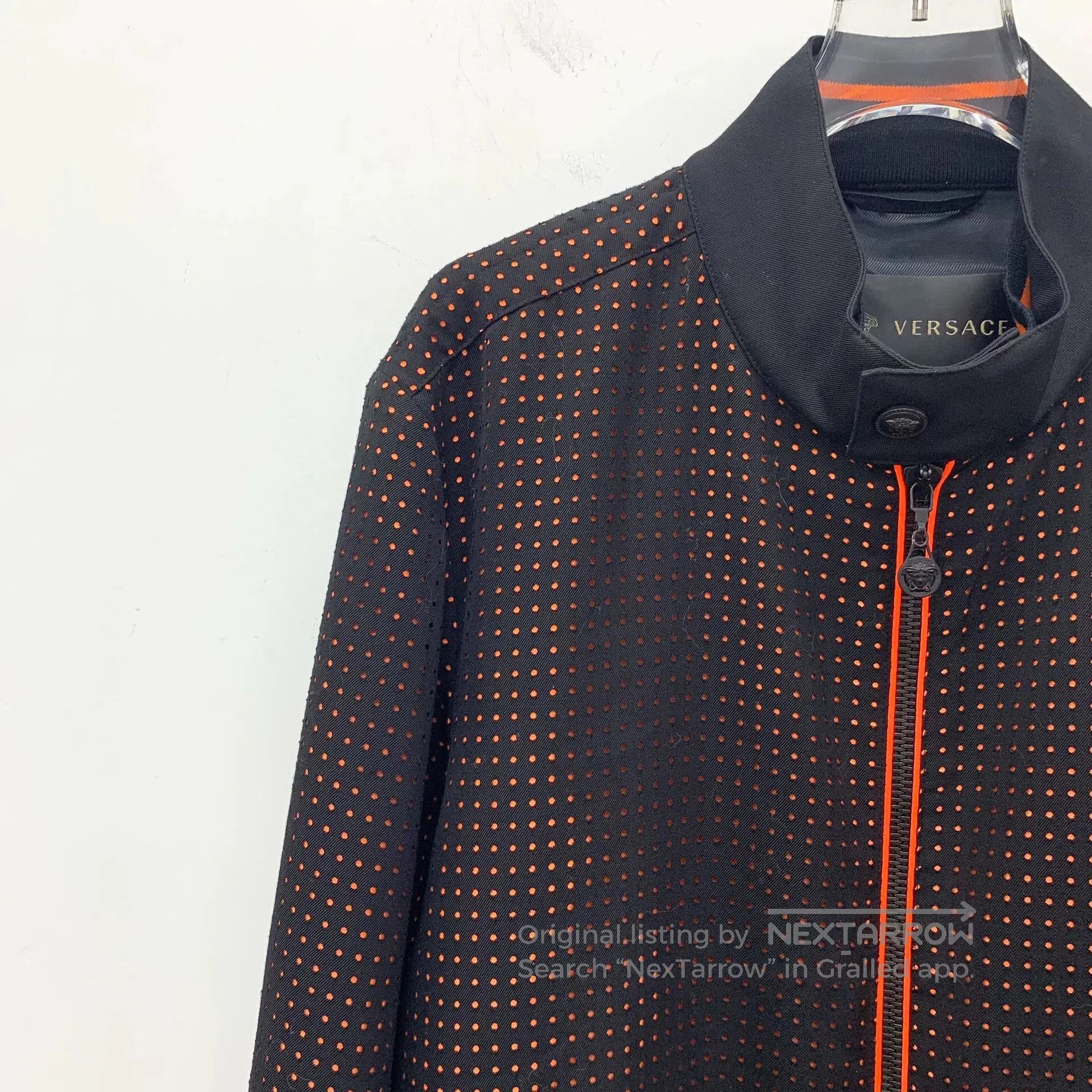 Versace Versace Colorblock Mesh Zip Jacket. Size US L / EU 52-54 / 3 - 3 Thumbnail