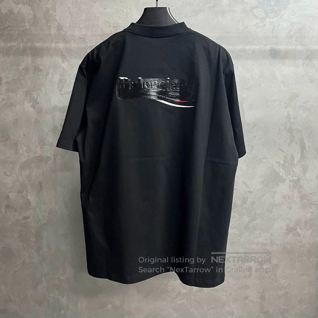 Balenciaga Balenciaga Black Logo Print Short Sleeve T-Shirt. Size US S / EU 44-46 / 1 - 2 Thumbnail